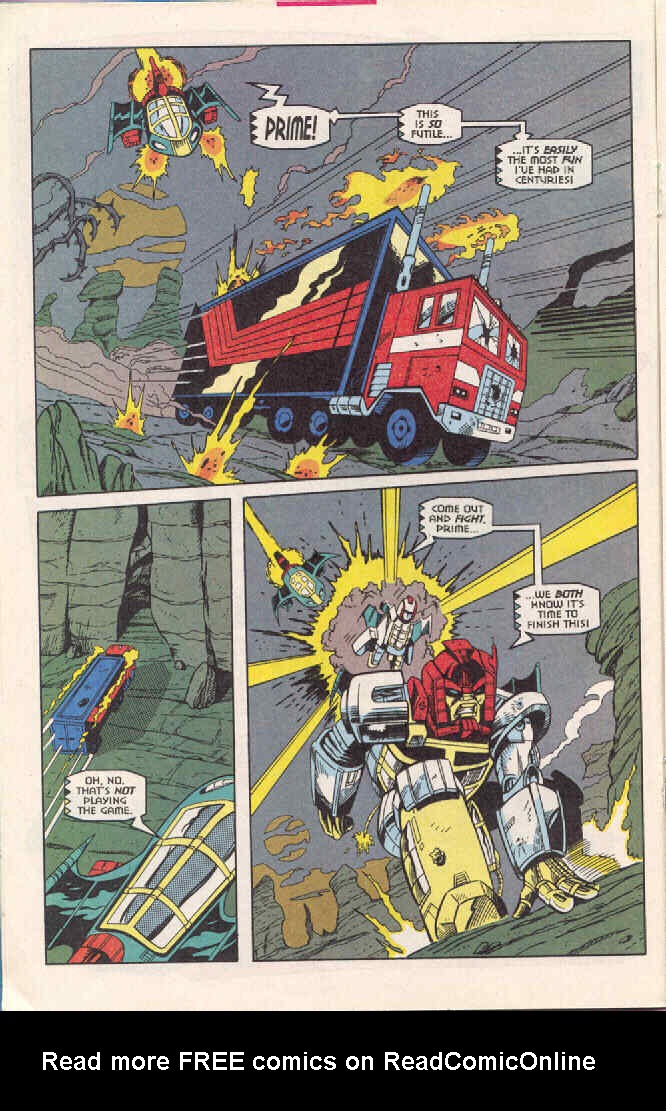 Read online Transformers Generation 2 comic Issue 3