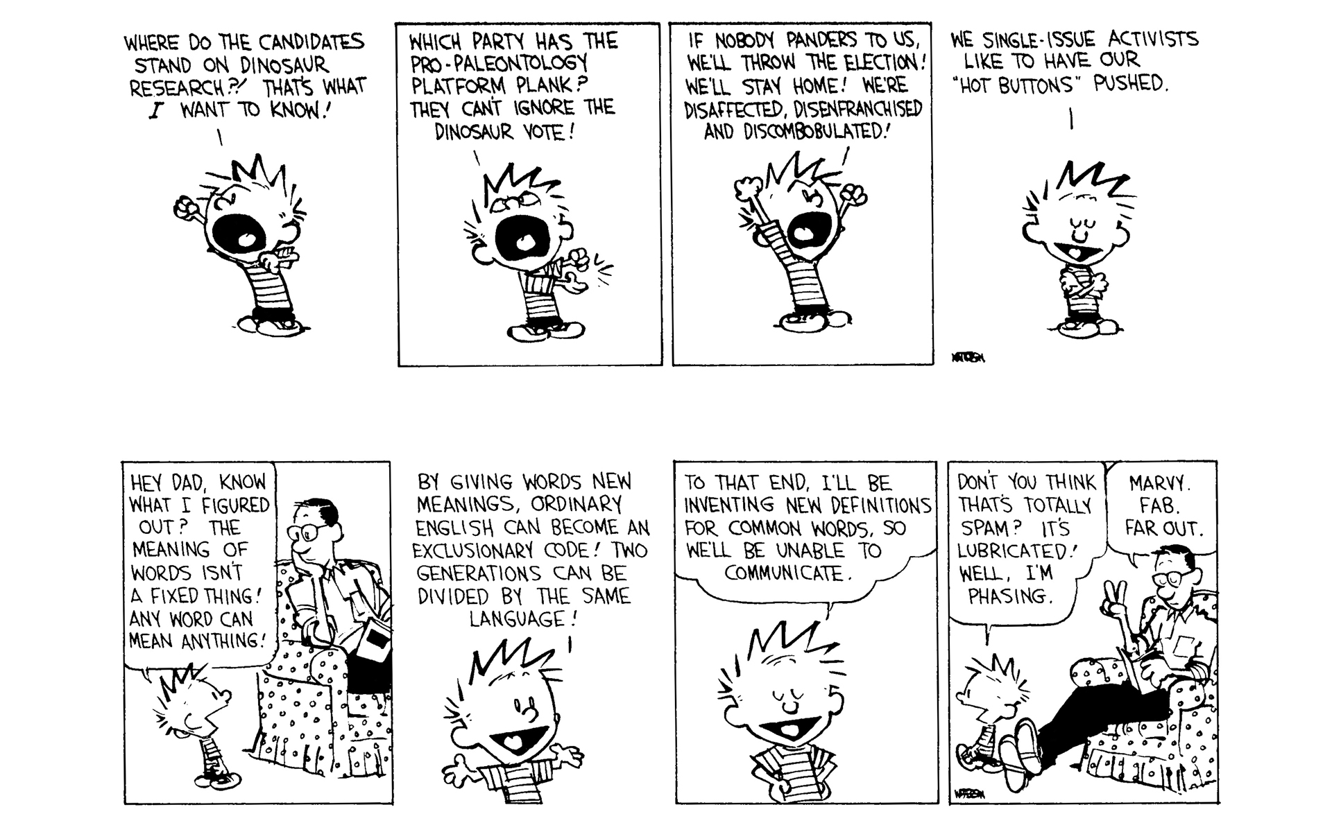 Read online Calvin and Hobbes comic -  Issue #8 - 137