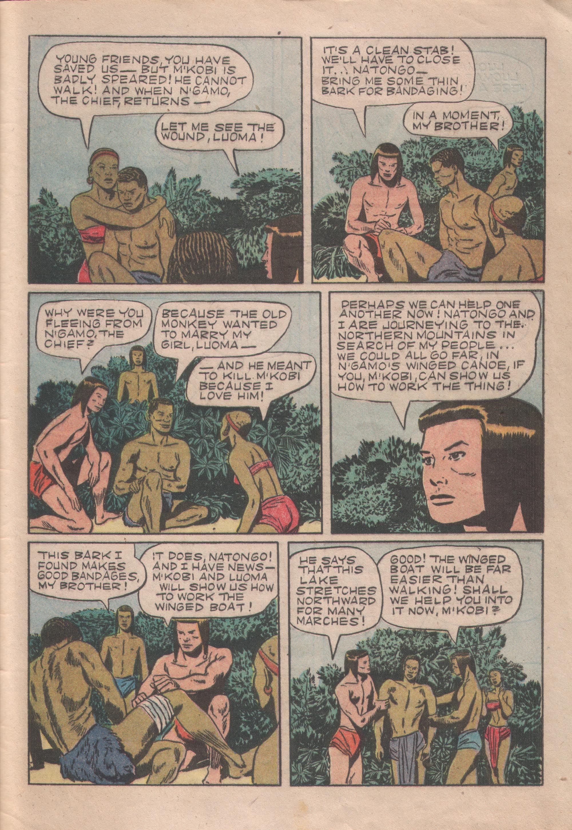 Read online Tarzan (1948) comic -  Issue #33 - 33