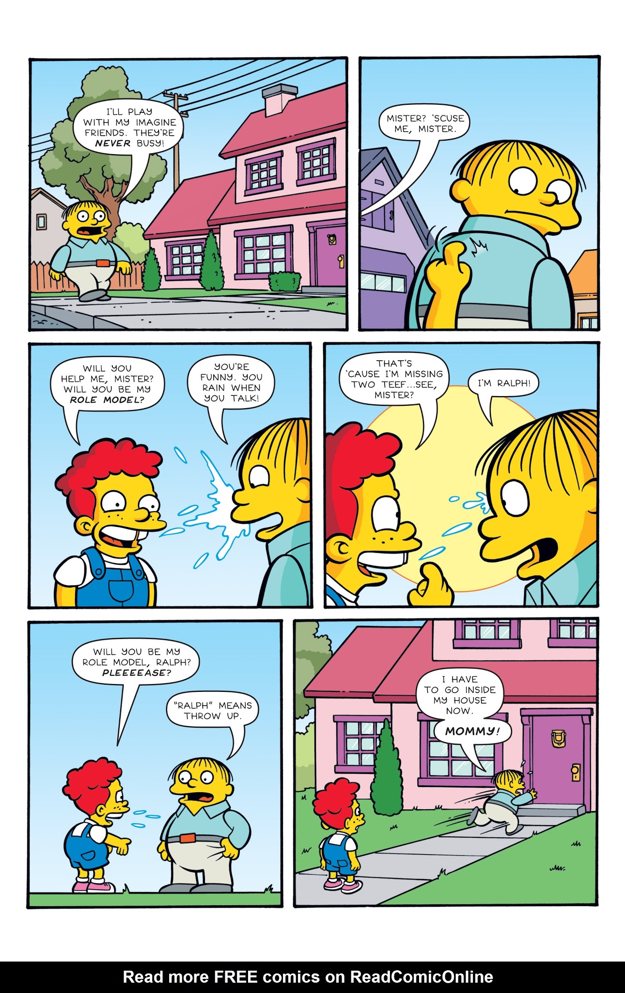 Read online Simpsons One-Shot Wonders: Ralph Wiggum Comics comic -  Issue # Full - 25