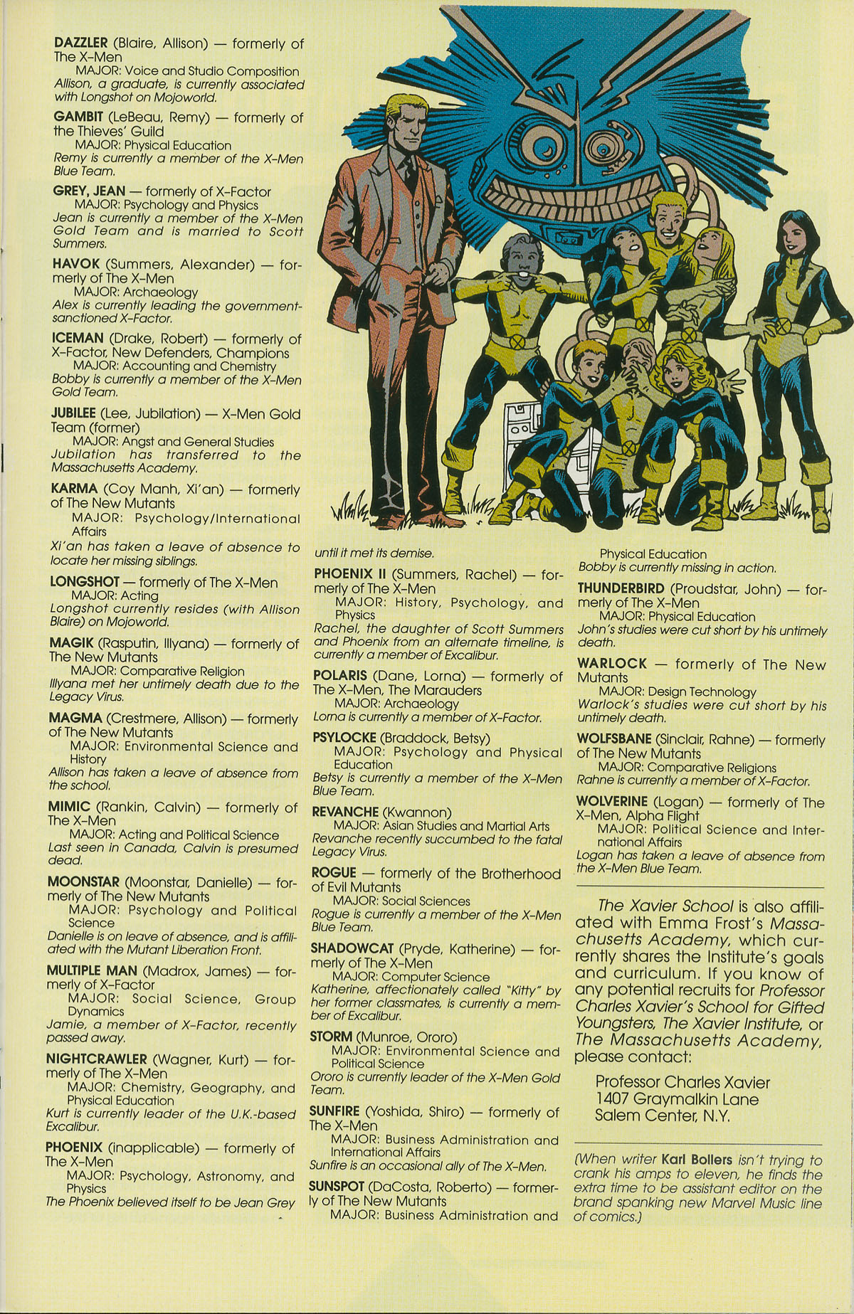 Read online Generation X comic -  Issue # (1994) _Collector's Preview - 31