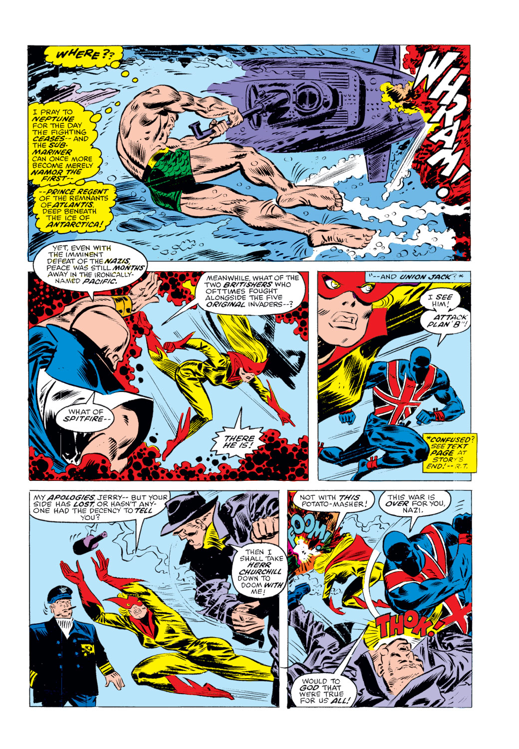 Read online What If? (1977) comic -  Issue #4 - The Invaders had stayed together after World War Two - 9