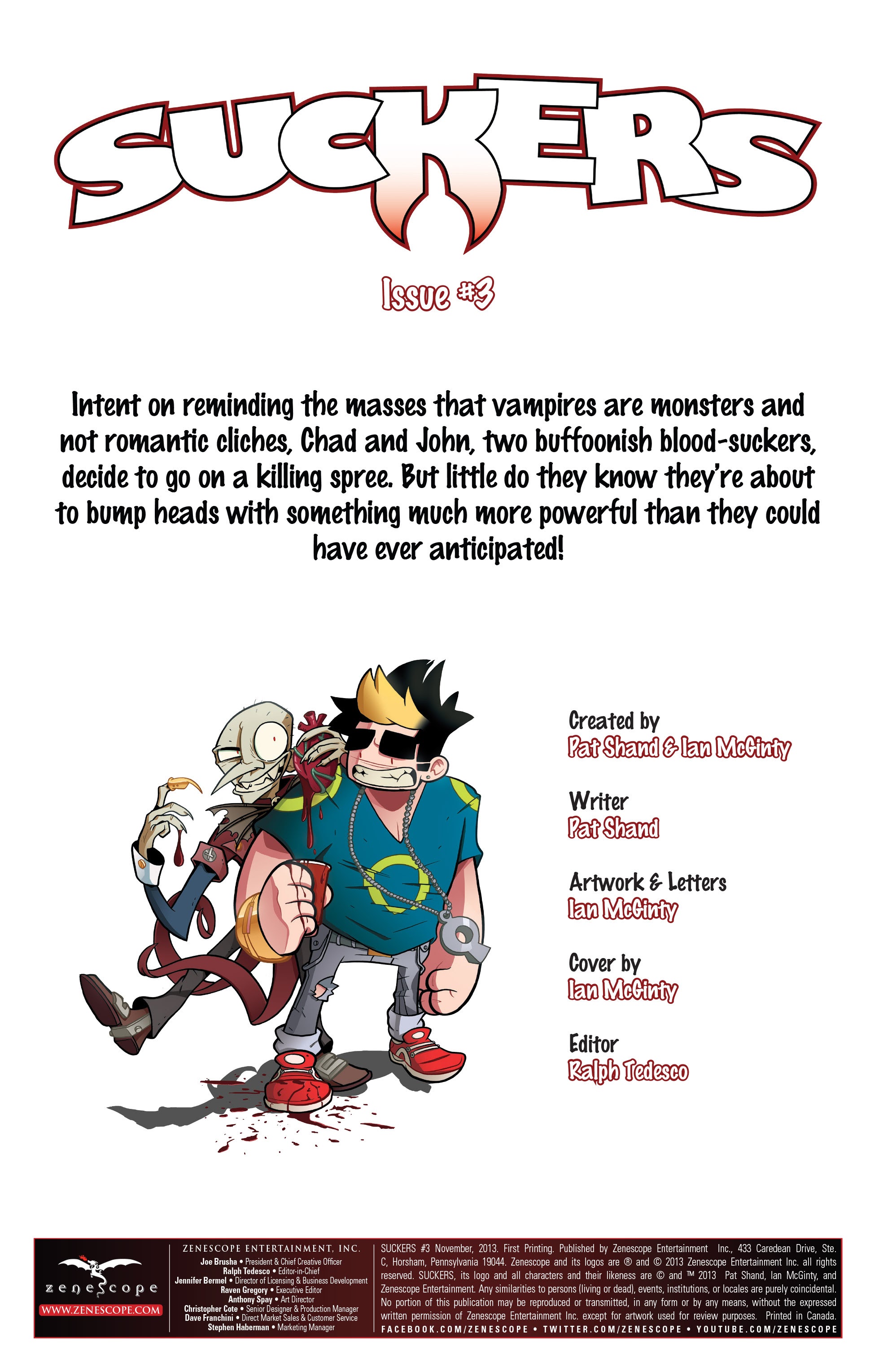 Read online Suckers comic -  Issue #3 - 2