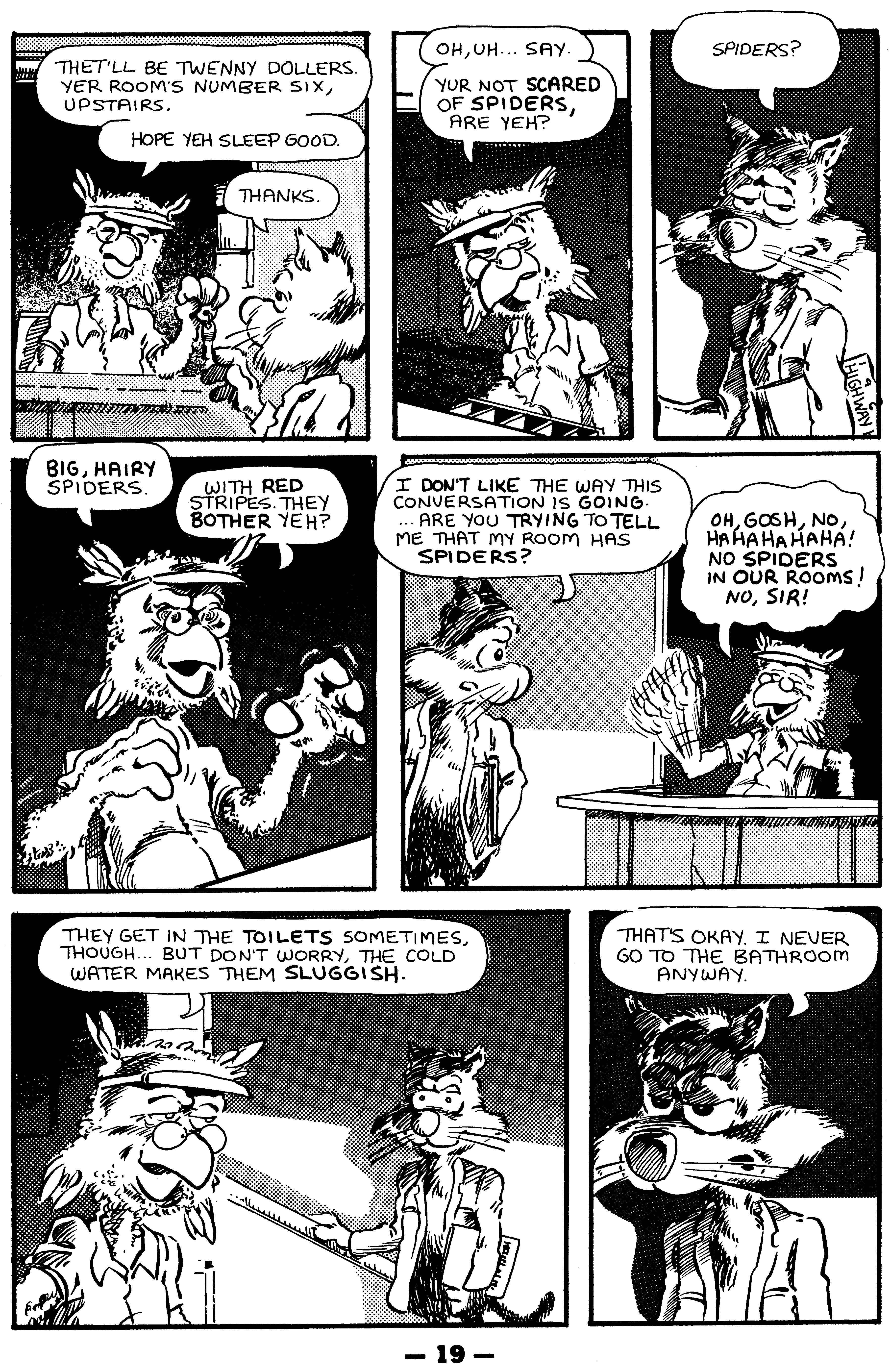 Read online Critters comic -  Issue #8 - 21