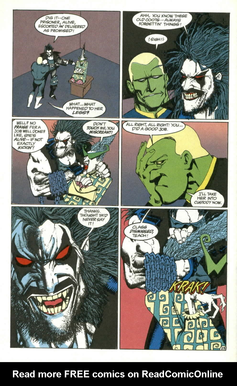 Read online Lobo (1990) comic -  Issue #4 - 23