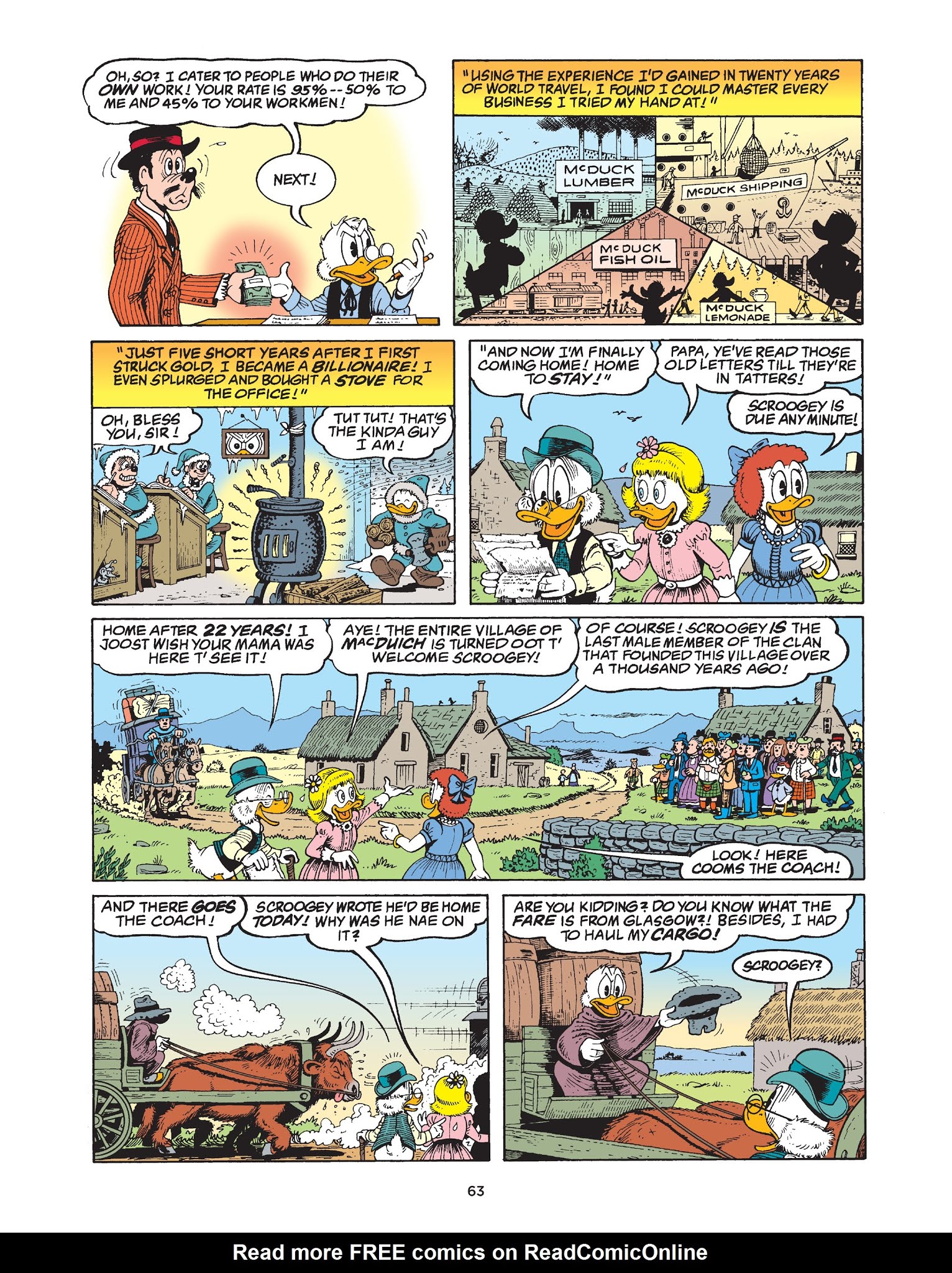 Read online Walt Disney Uncle Scrooge and Donald Duck: The Don Rosa Library comic -  Issue # TPB 5 (Part 1) - 64