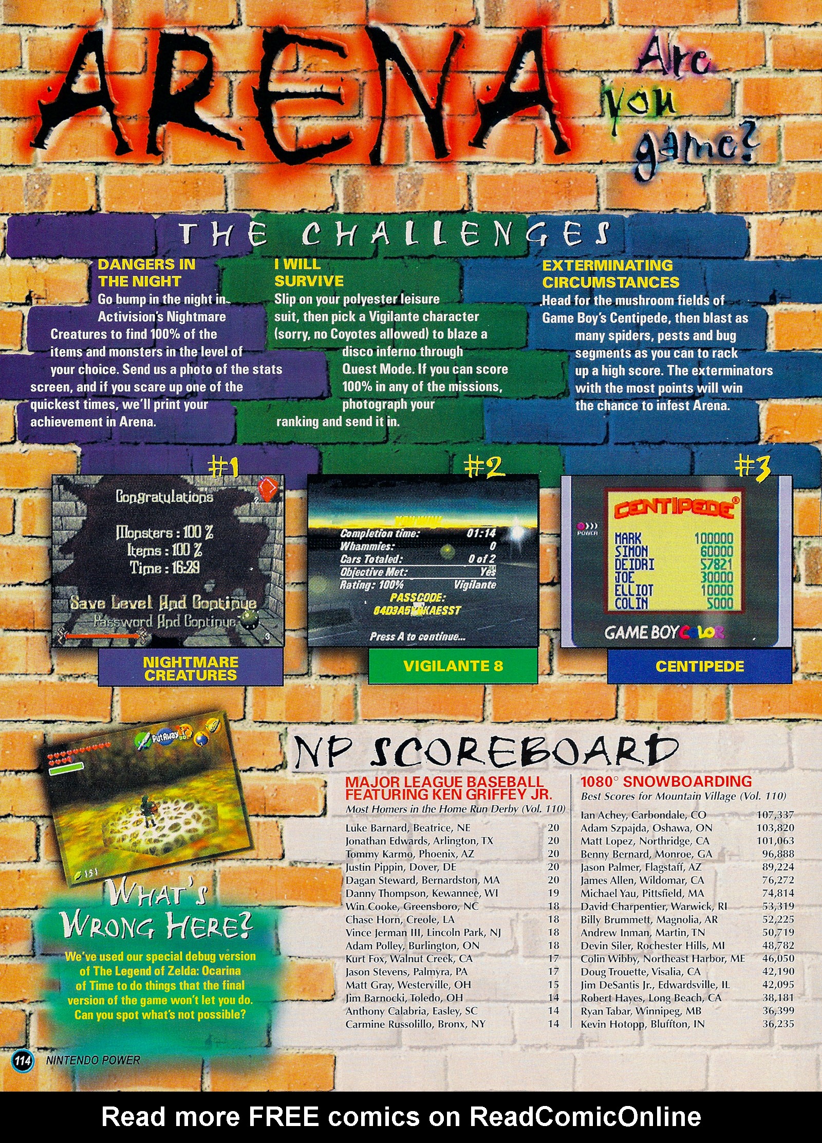 Read online Nintendo Power comic -  Issue #119 - 123