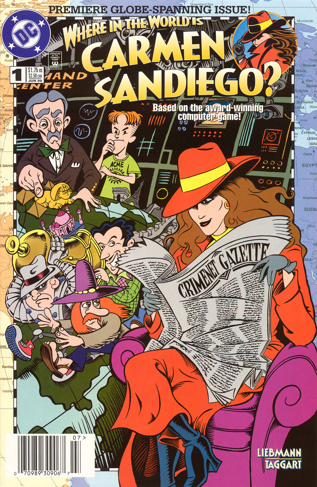 Read online Where In The World Is Carmen Sandiego? comic -  Issue #1 - 1