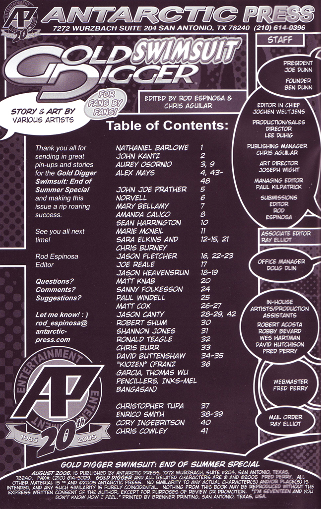 Read online Gold Digger Swimsuit Special comic -  Issue #10 - 2