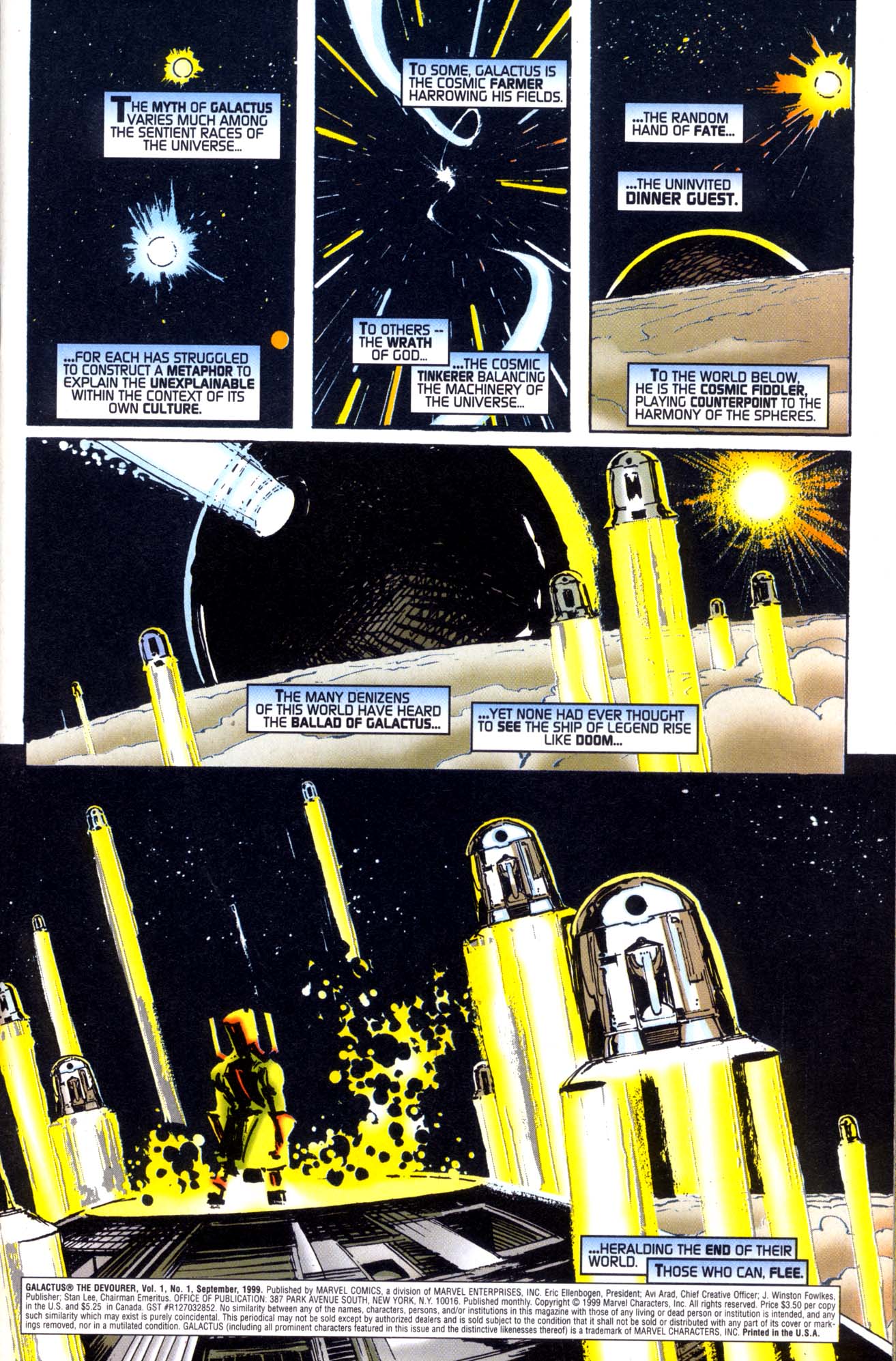 Read online Galactus the Devourer comic -  Issue #1 - 2
