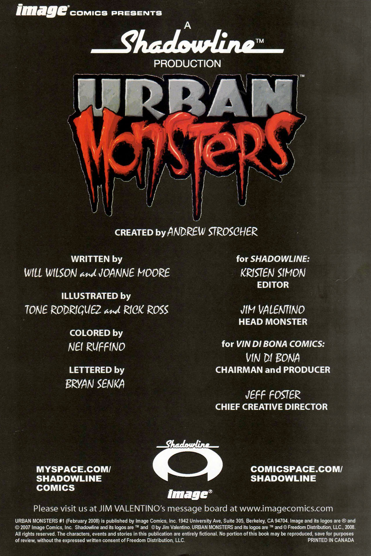 Read online Urban Monsters comic -  Issue #1 - 2