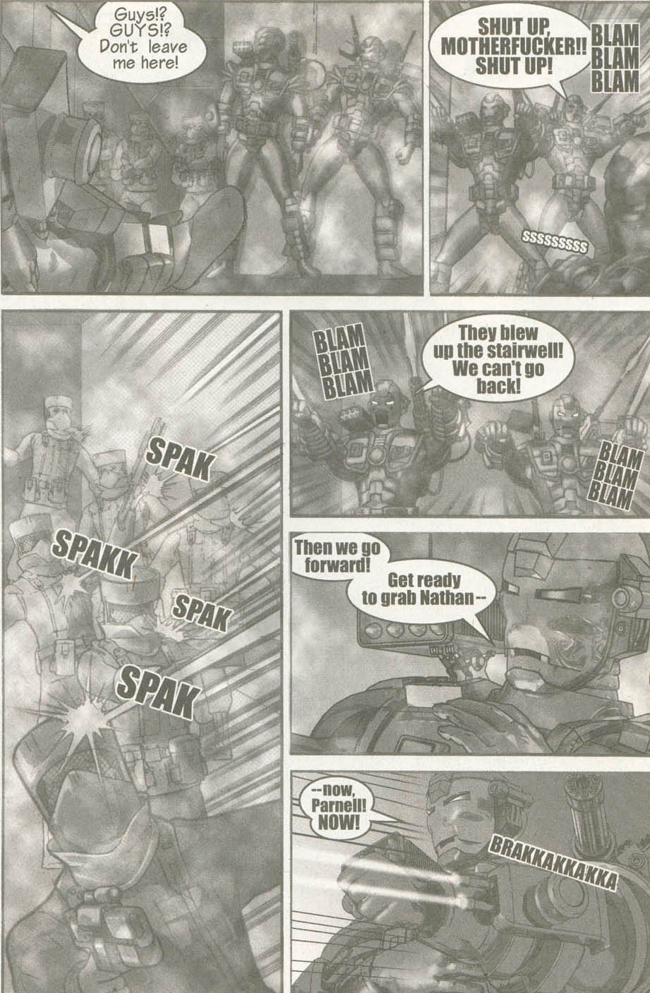 Read online U.S. War Machine comic -  Issue #6 - 22