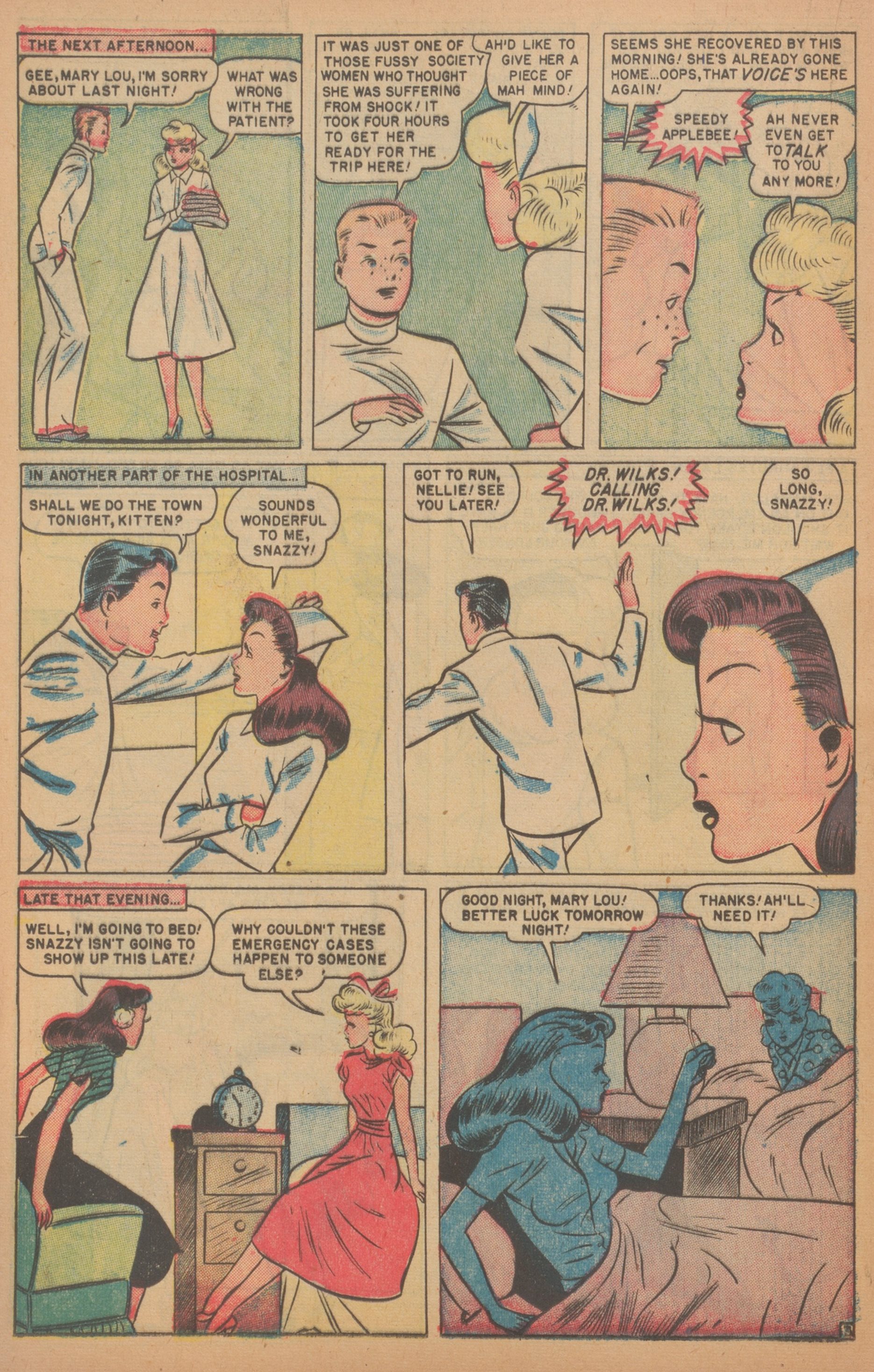 Read online Nellie The Nurse (1945) comic -  Issue #18 - 28