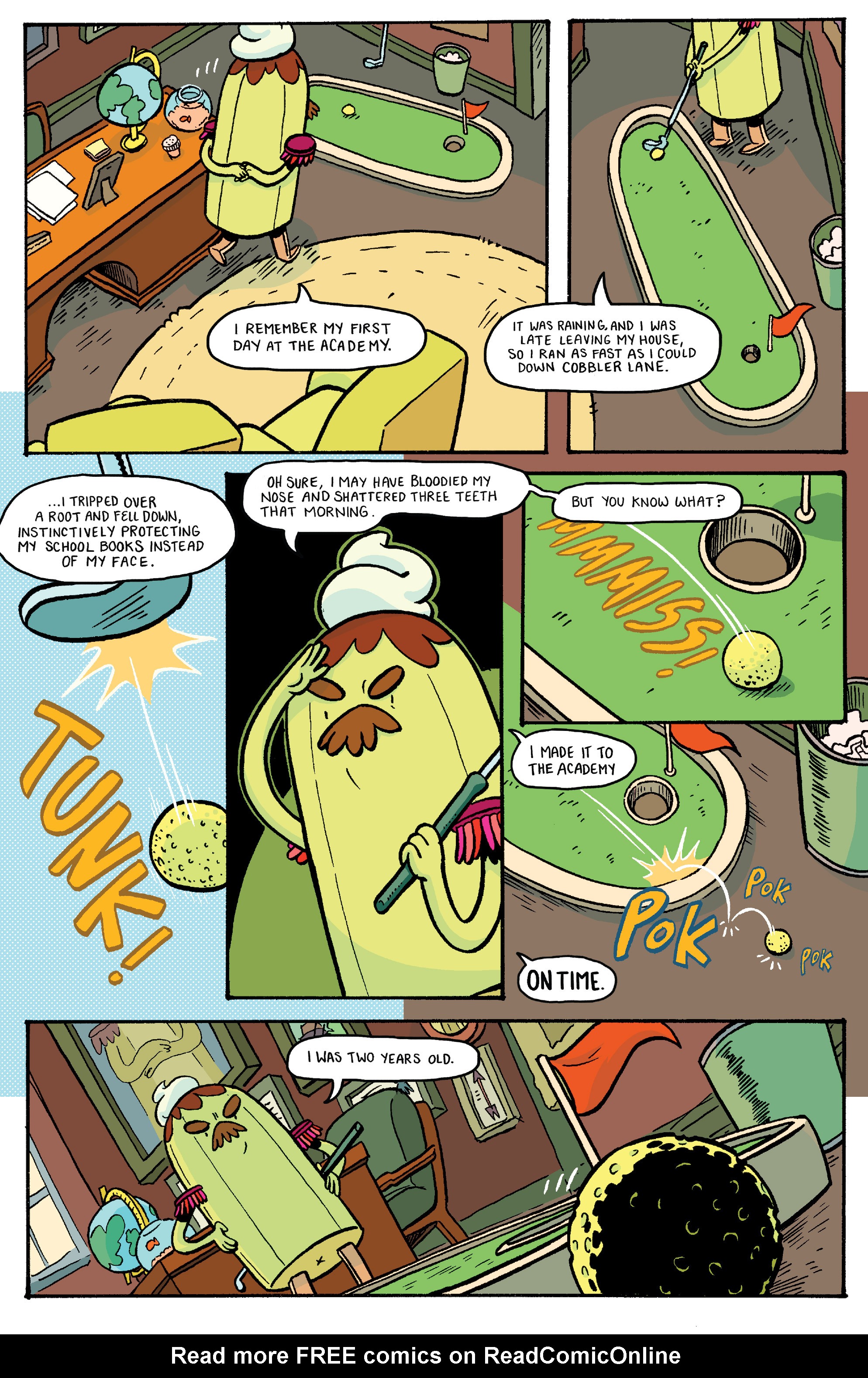 Read online Adventure Time: Banana Guard Academ comic -  Issue #2 - 4