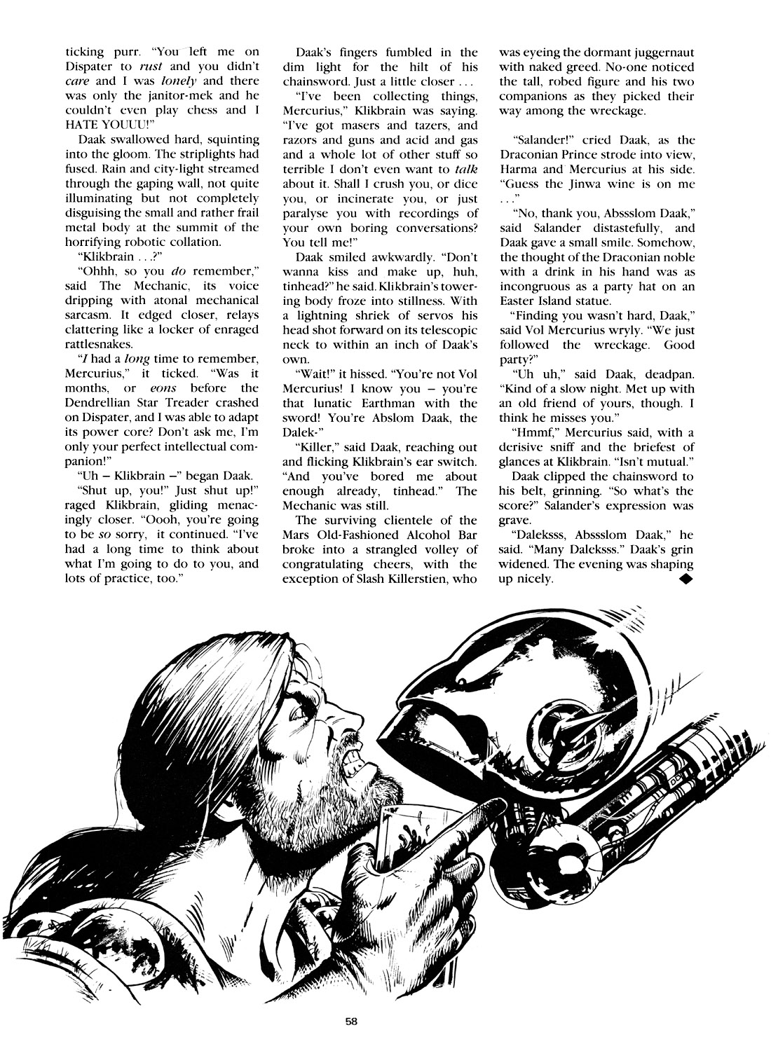 Read online Marvel Graphic Novel comic -  Issue #4 Abslom Daak, Dalek Killer - 57