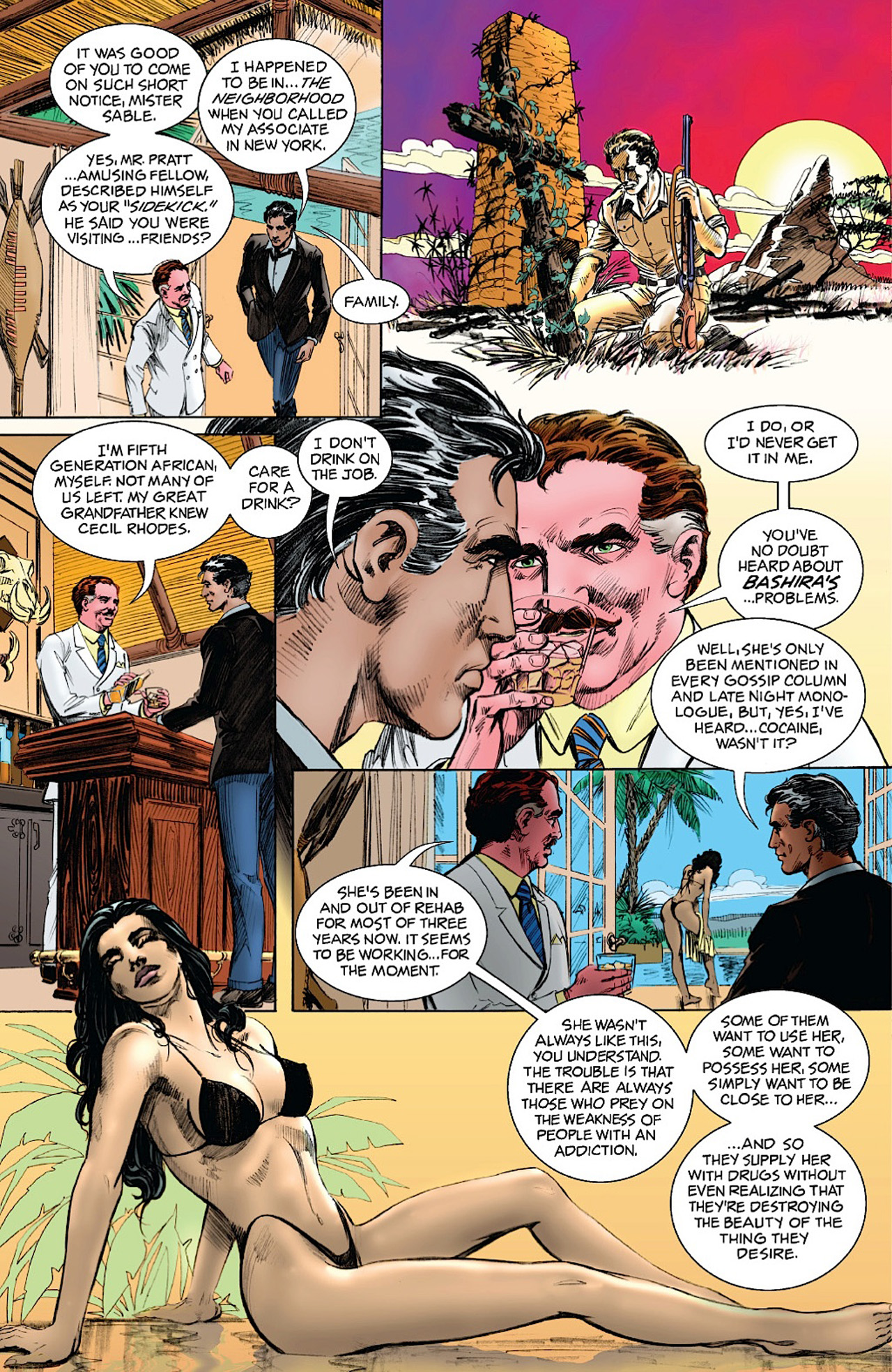 Read online Jon Sable Freelance: Ashes of Eden comic -  Issue # TPB - 6
