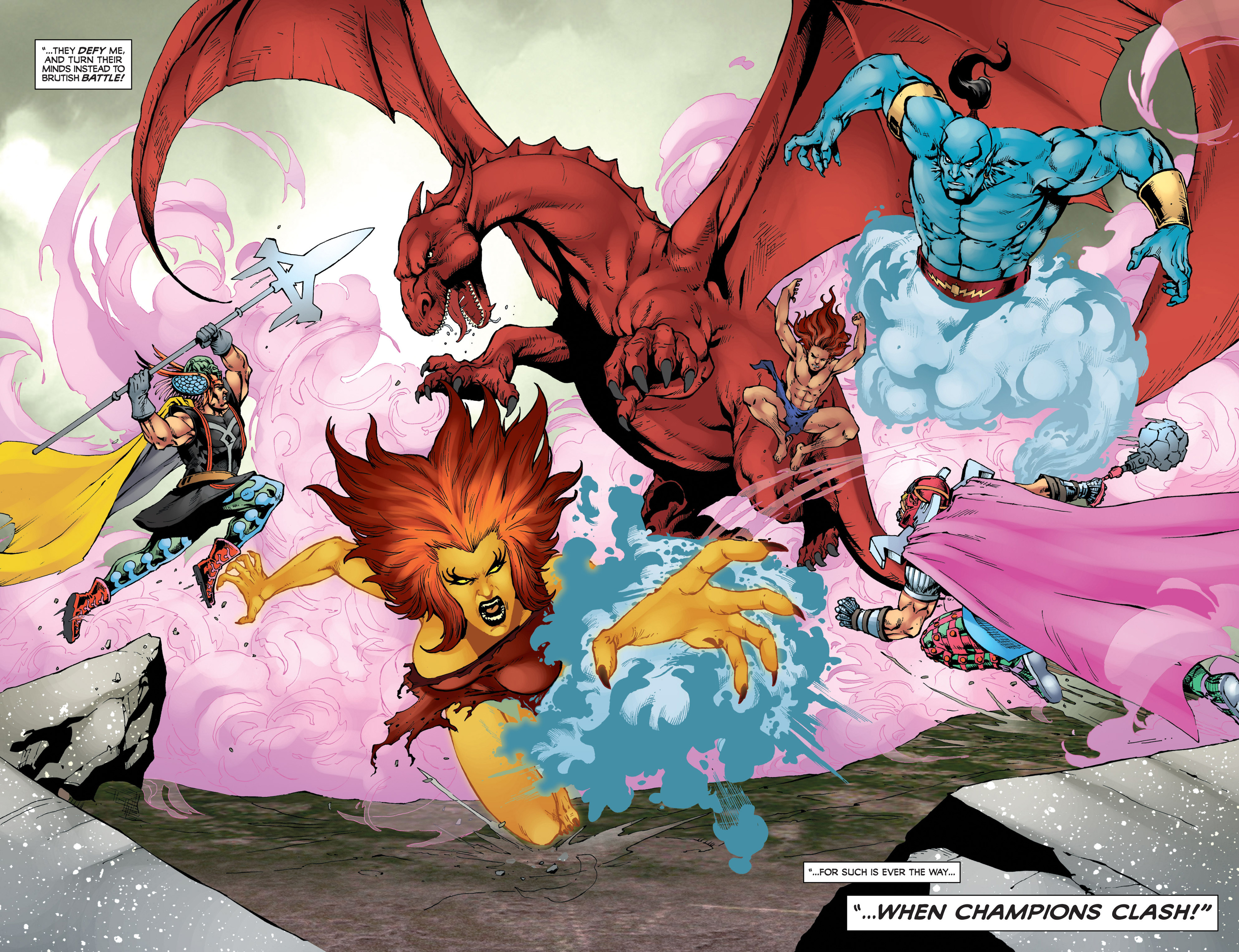 Read online Kirby: Genesis - Dragonsbane comic -  Issue #4 - 4