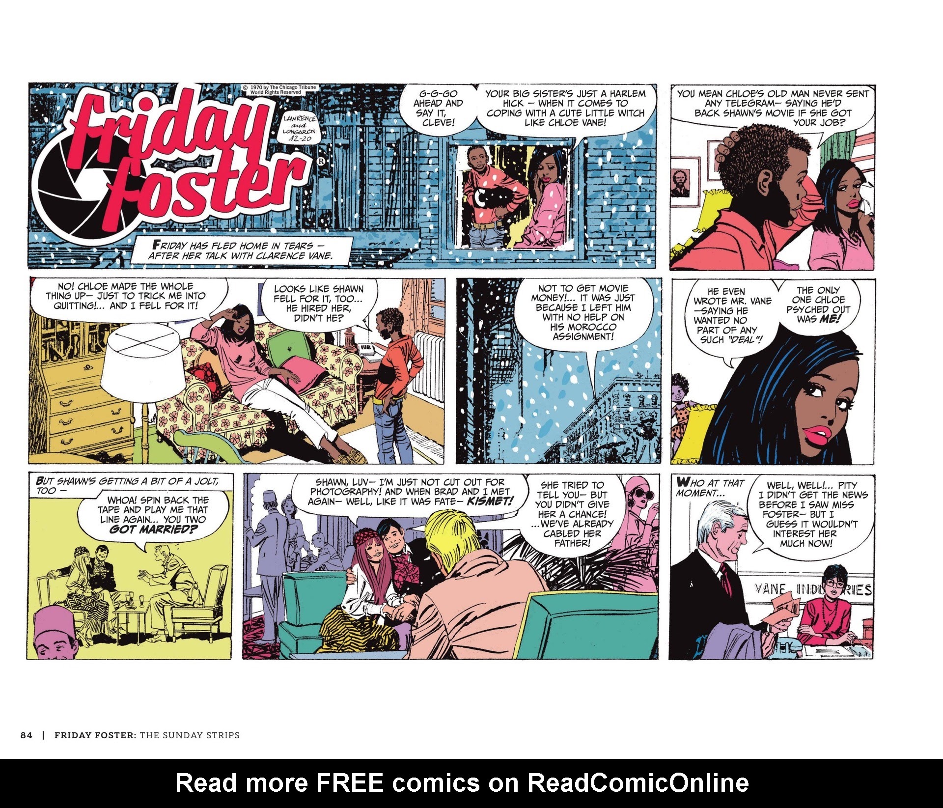 Read online Friday Foster: The Sunday Strips comic -  Issue # TPB (Part 1) - 85