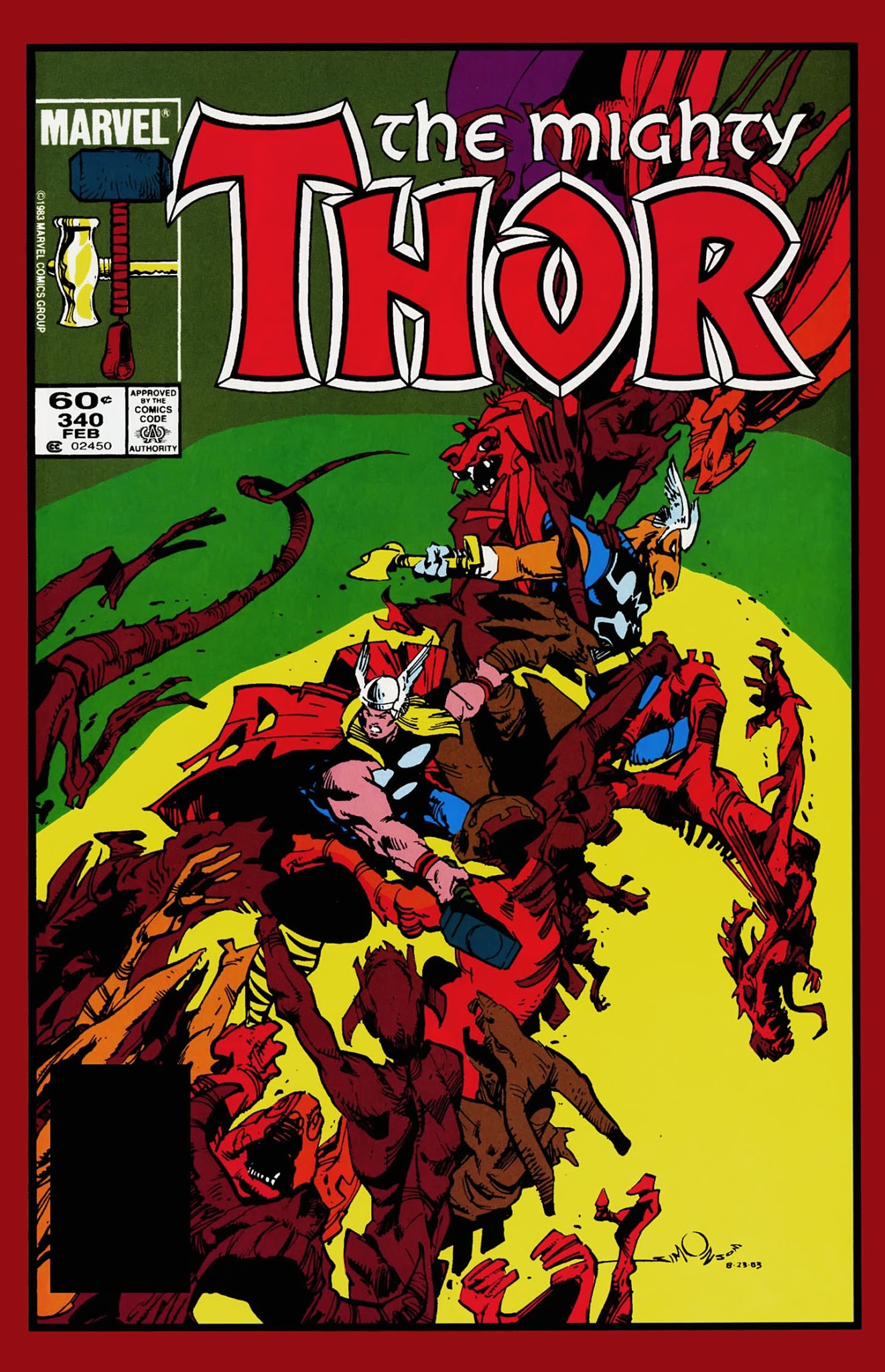 Read online Thor Visionaries: Walter Simonson comic -  Issue # TPB 1 - 77
