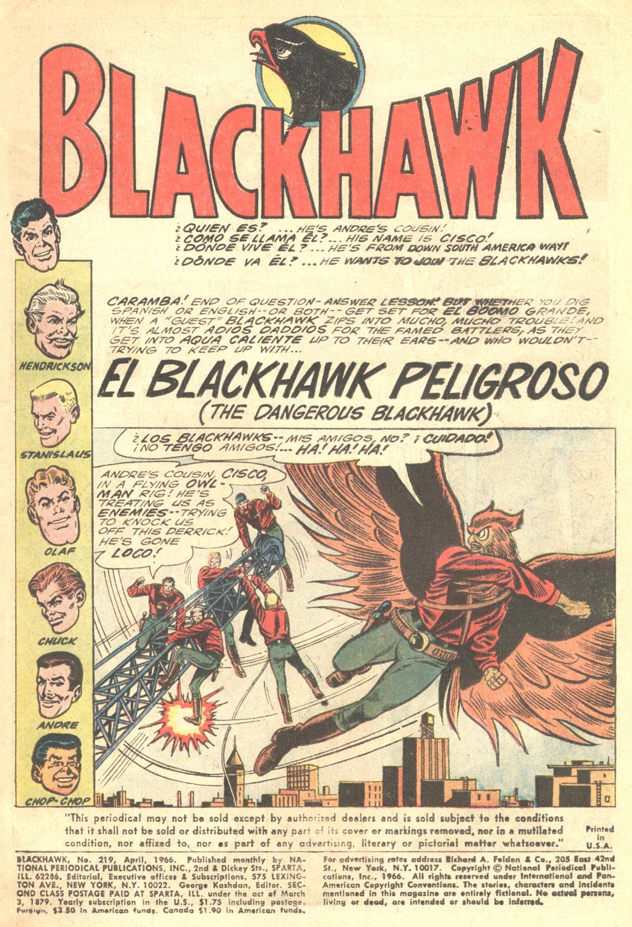 Blackhawk (1957) Issue #219 #112 - English 3
