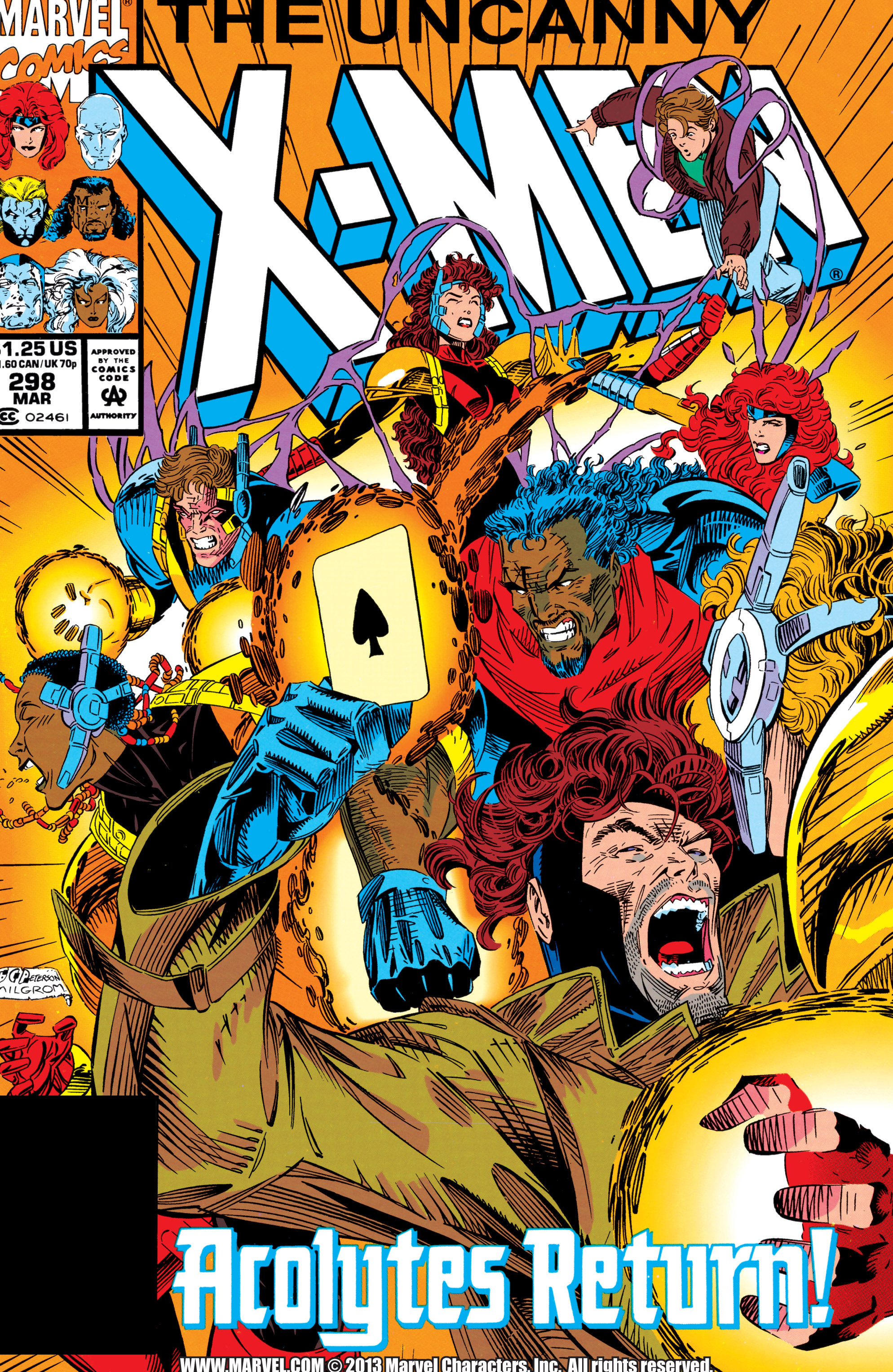 Read online Uncanny X-Men (1963) comic -  Issue #298 - 1