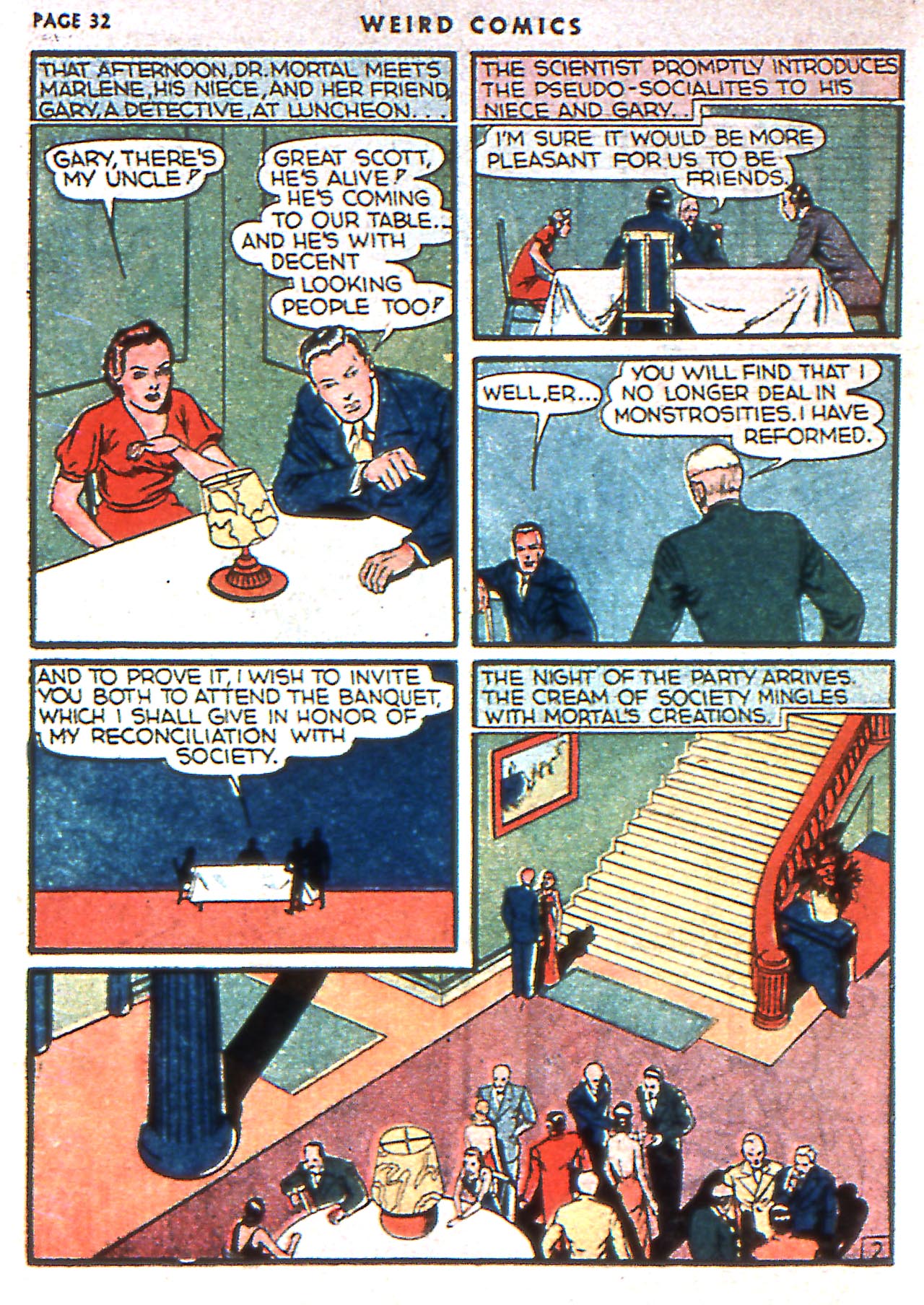 Read online Weird Comics comic -  Issue #4 - 34