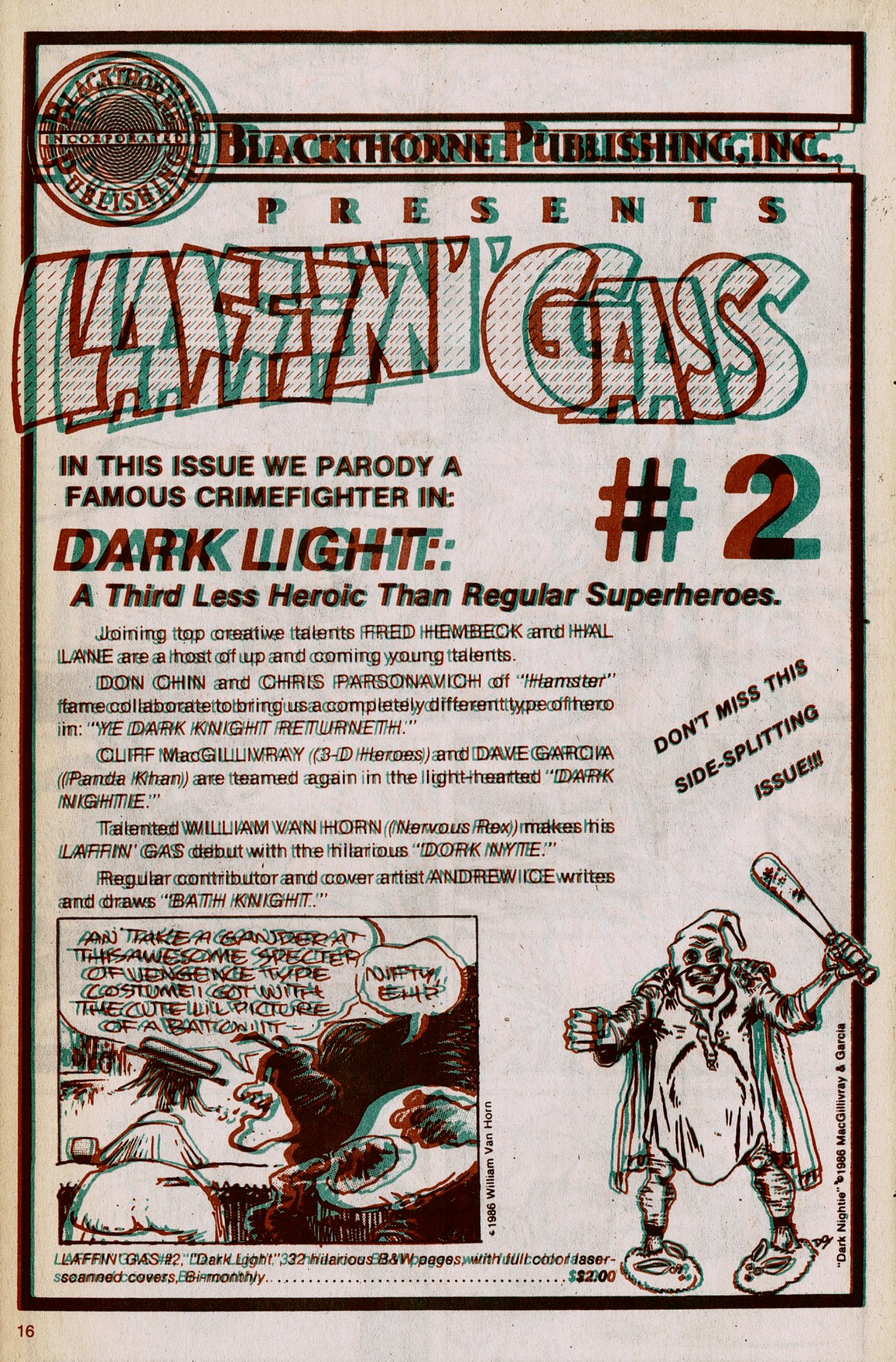 Read online Blackthorne 3-D Series comic -  Issue #10 - 18