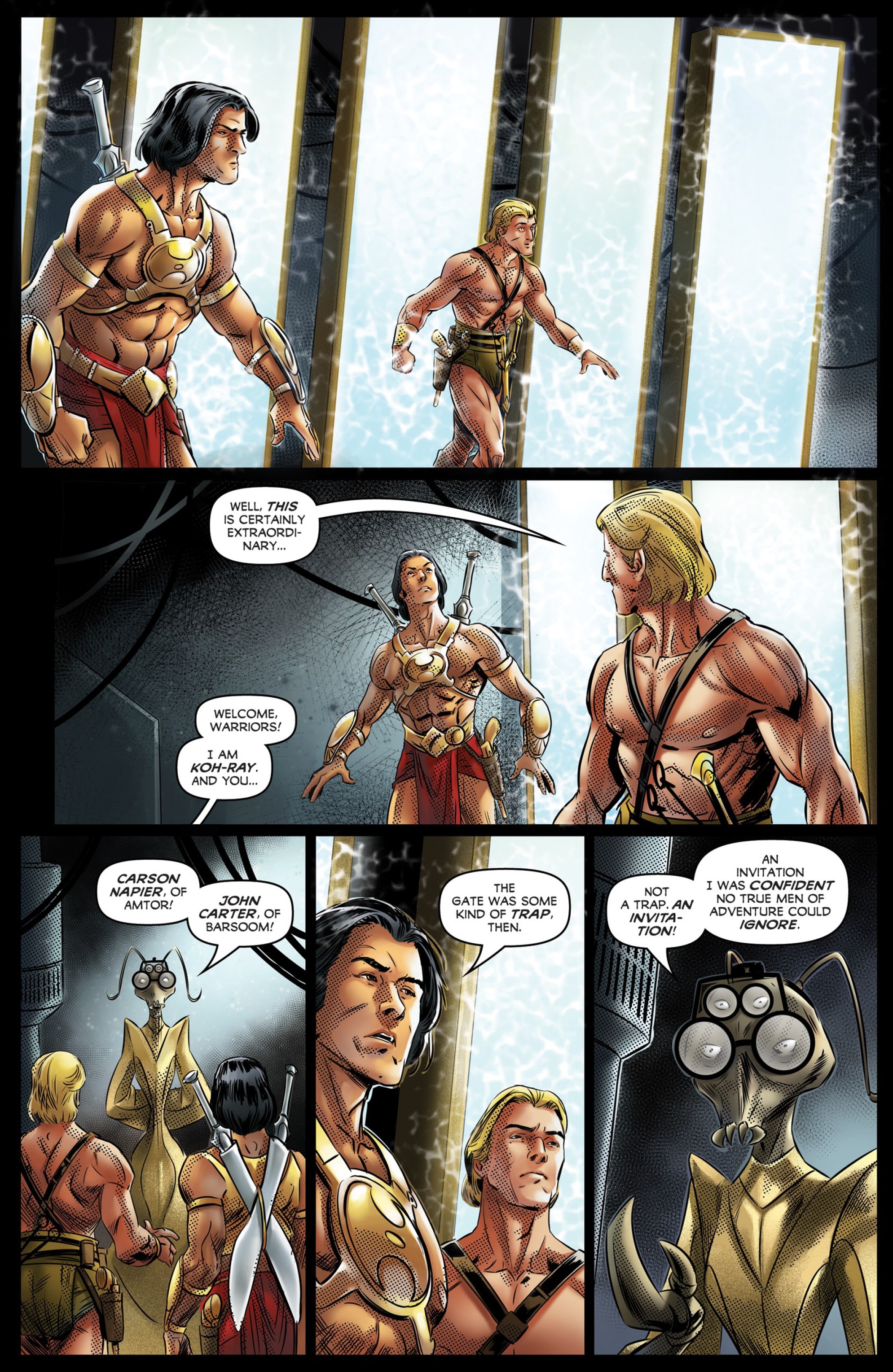 Read online Carson of Venus: Warlord of Mars comic -  Issue #1 - 4