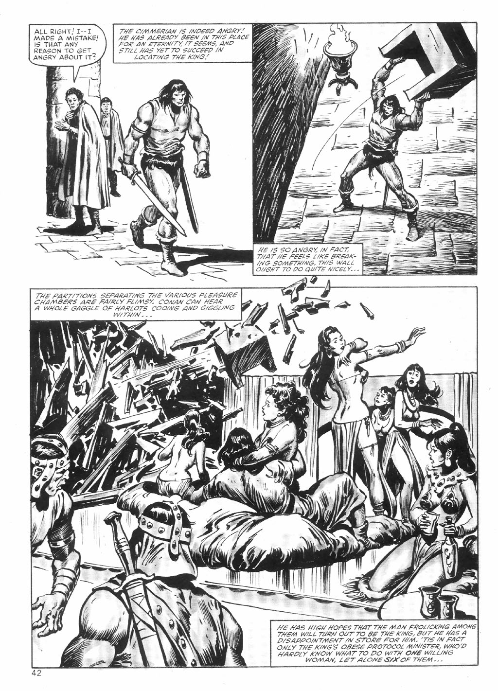 Read online The Savage Sword Of Conan comic -  Issue #81 - 42