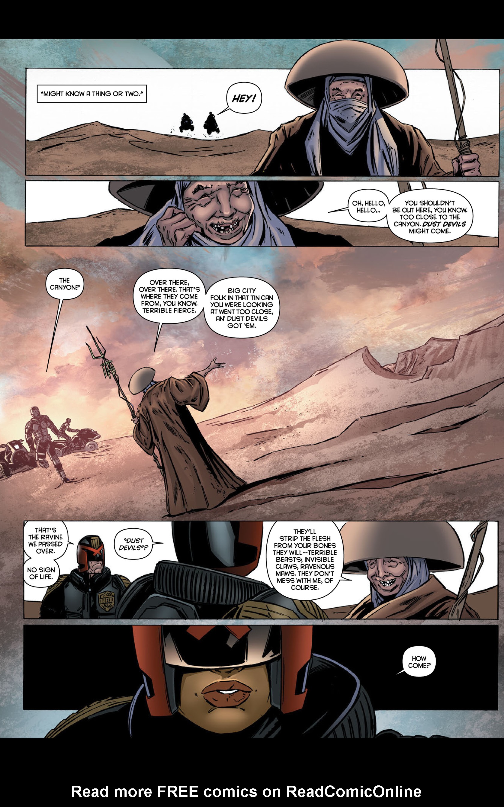 Read online Dredd: Dust comic -  Issue #1 - 27