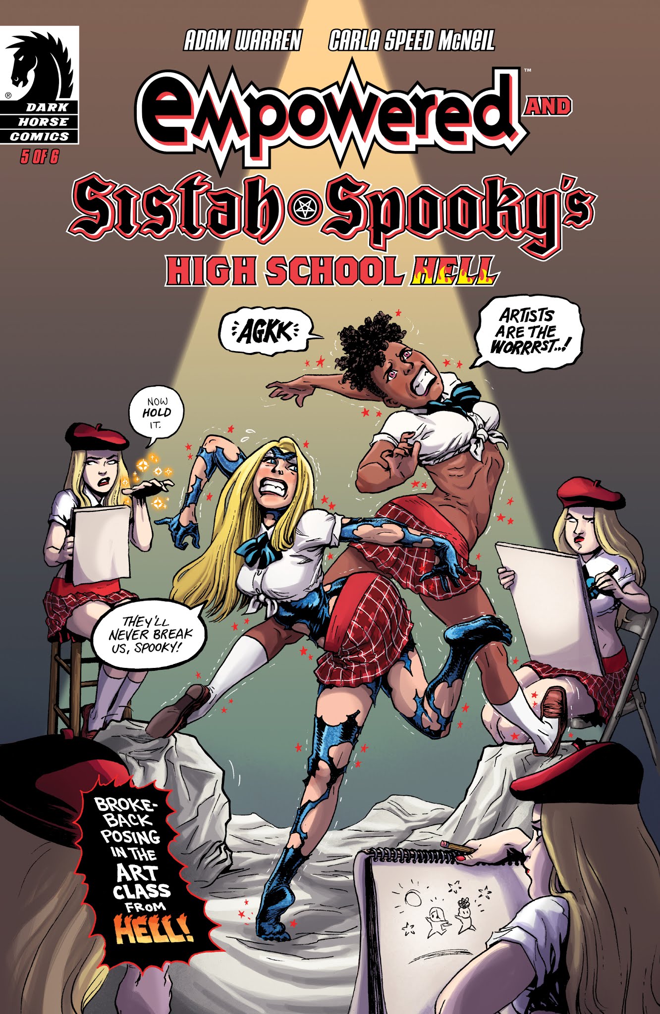 Read online Empowered And Sistah Spooky's High School Hell comic -  Issue #5 - 1