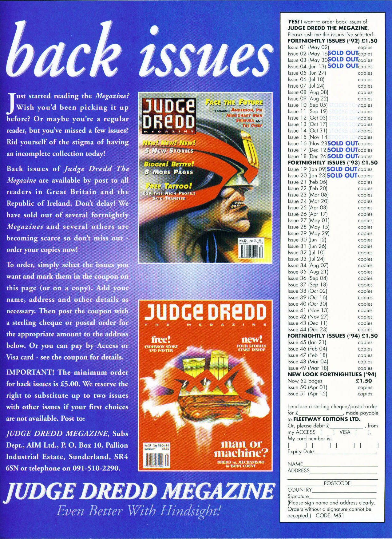 Read online Judge Dredd: The Megazine (vol. 2) comic -  Issue #56 - 51