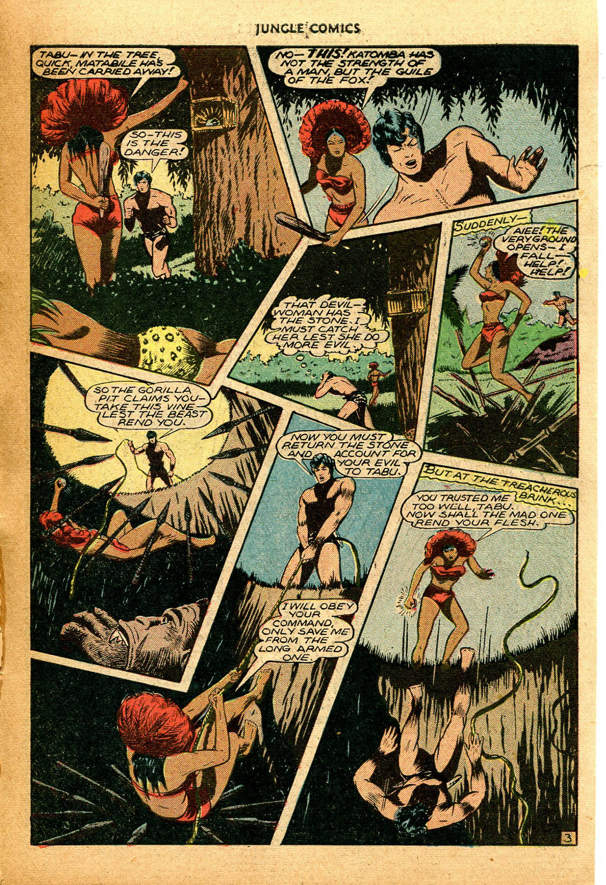 Read online Jungle Comics comic -  Issue #74 - 40