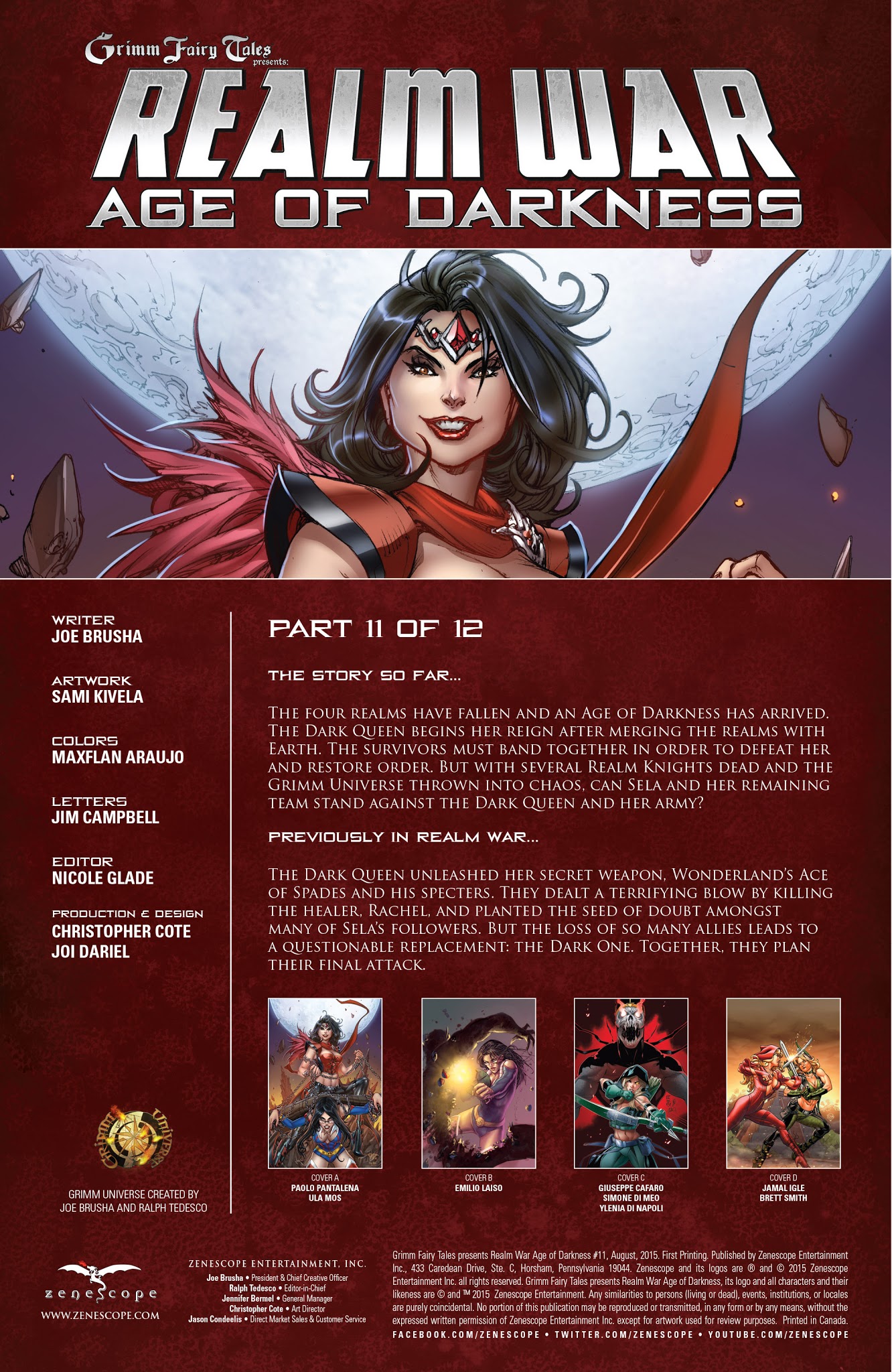 Read online Grimm Fairy Tales presents Realm War Age of Darkness comic -  Issue #11 - 2