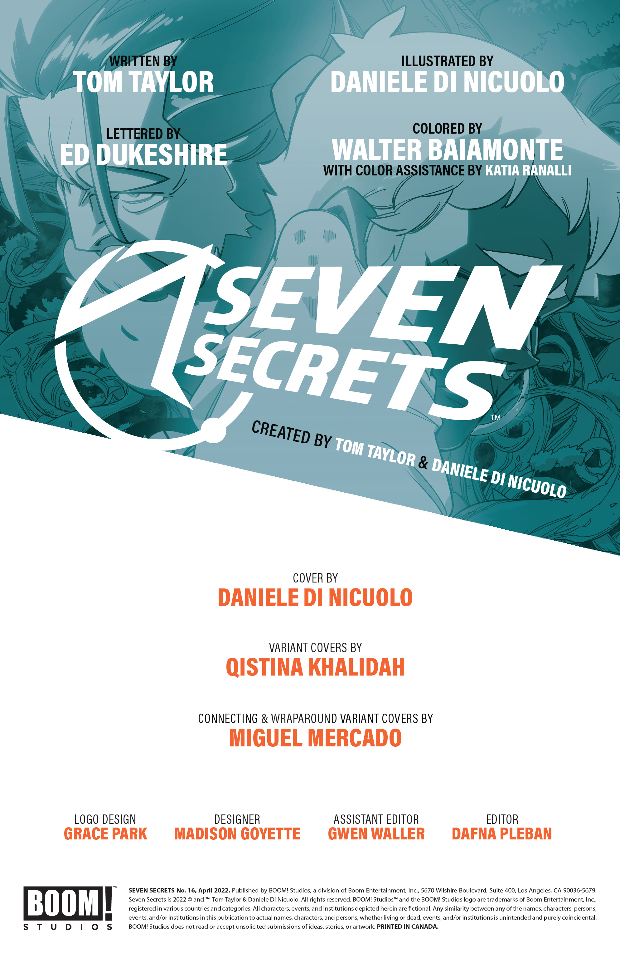 Read online Seven Secrets comic -  Issue #16 - 2