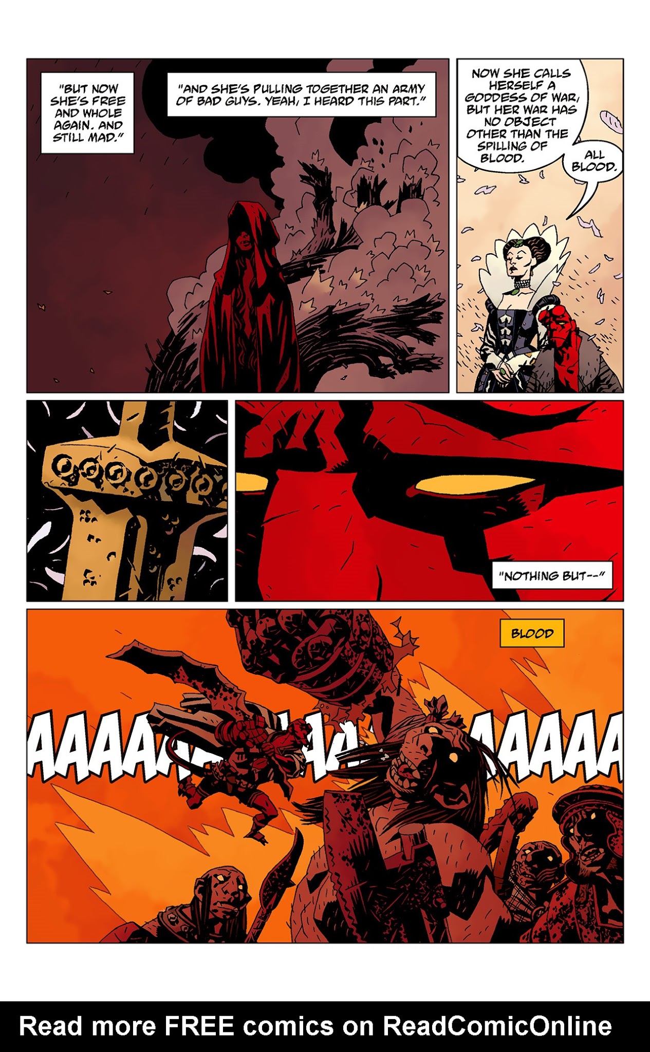 Read online Hellboy: The Wild Hunt comic -  Issue #6 - 15