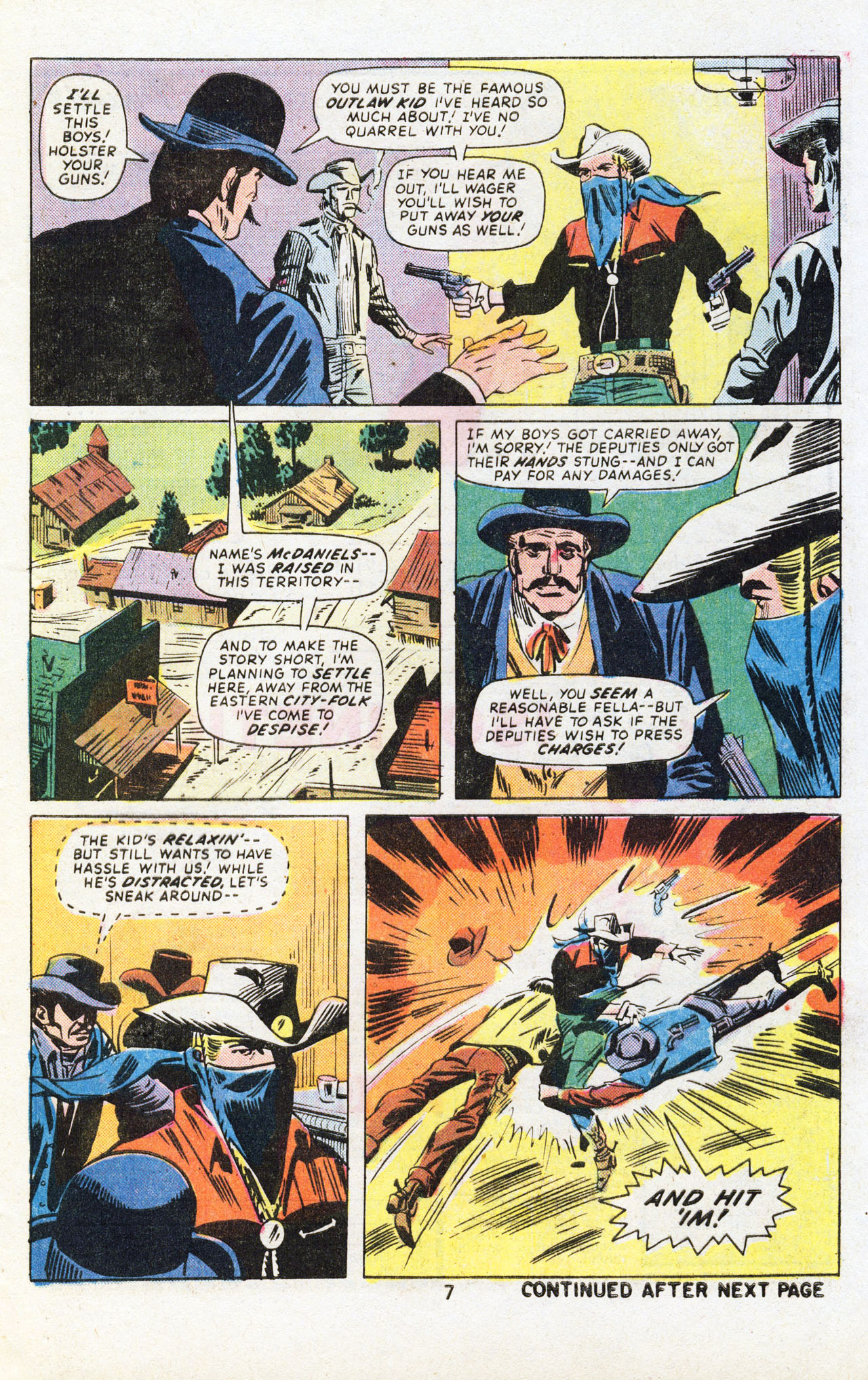 Read online The Outlaw Kid (1970) comic -  Issue #27 - 9