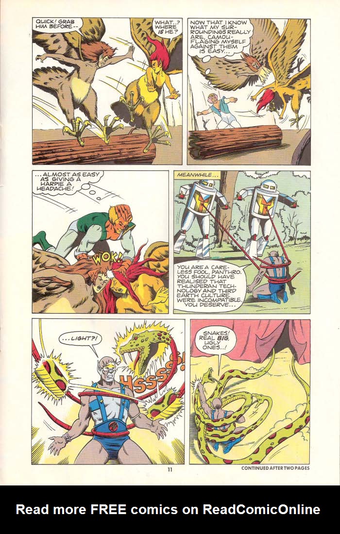 Read online ThunderCats (1987) comic -  Issue #18 - 11