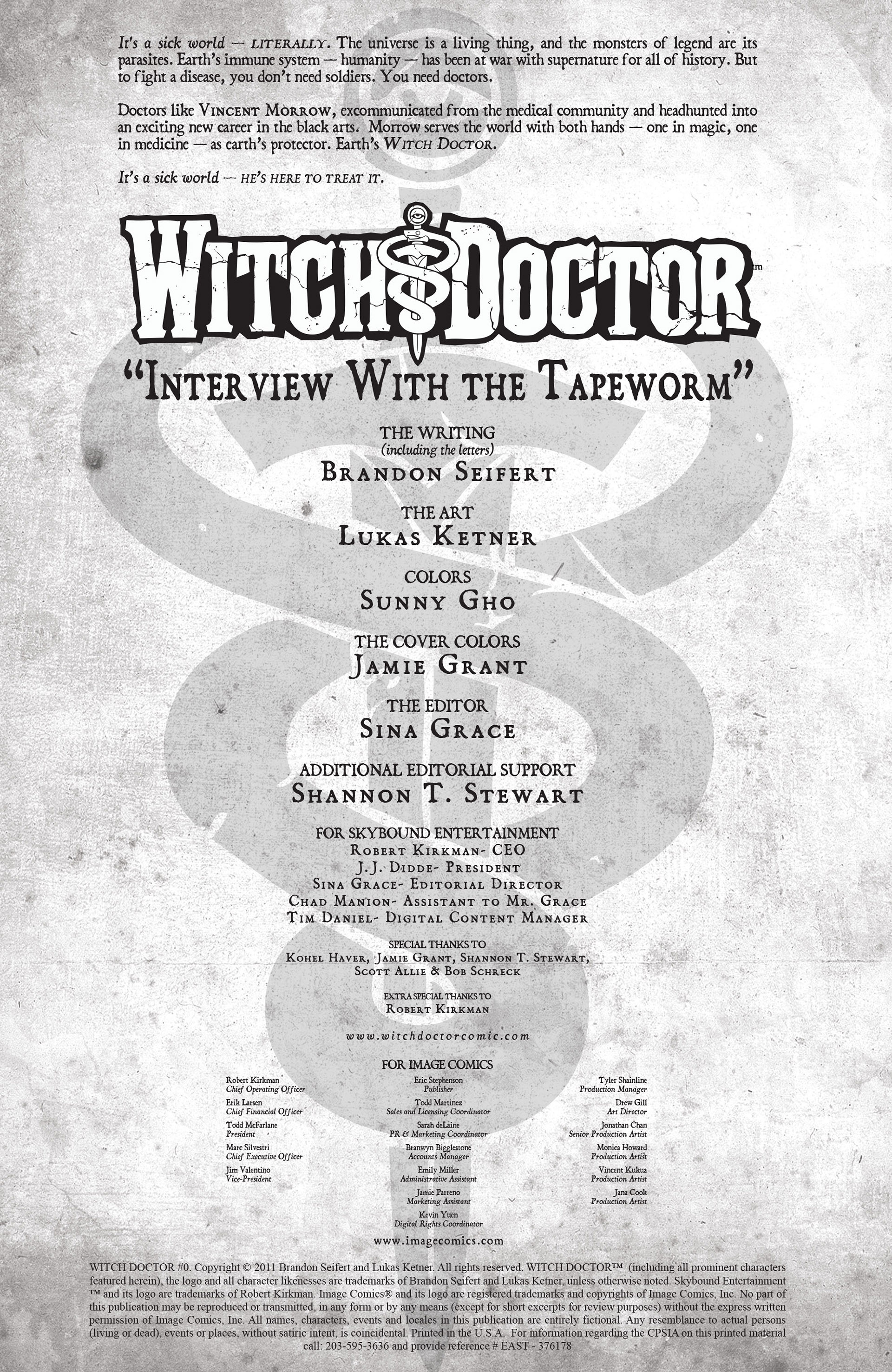 Read online Witch Doctor comic -  Issue # Full - 8