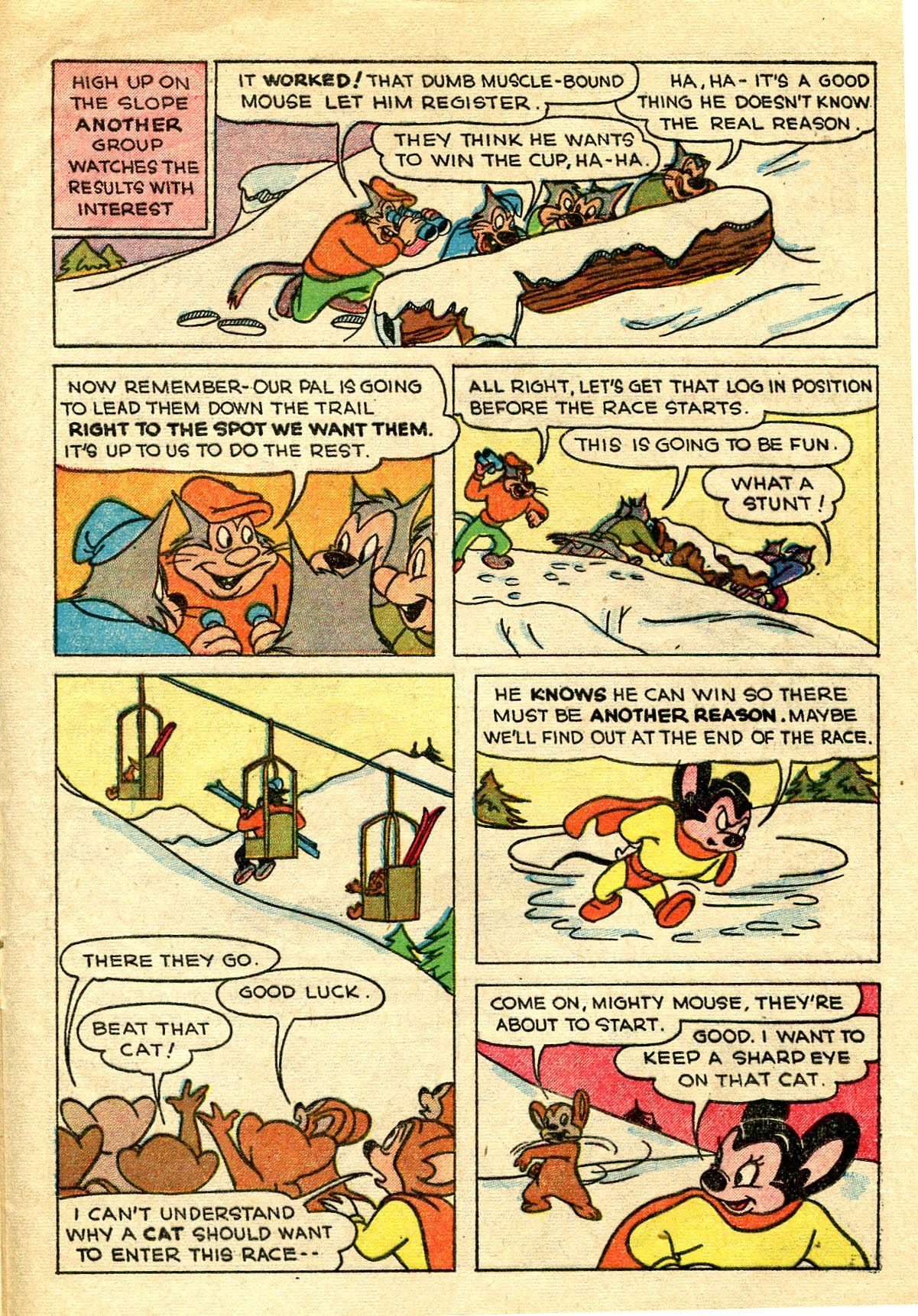 Read online Paul Terry's Mighty Mouse Comics comic -  Issue #10 - 21