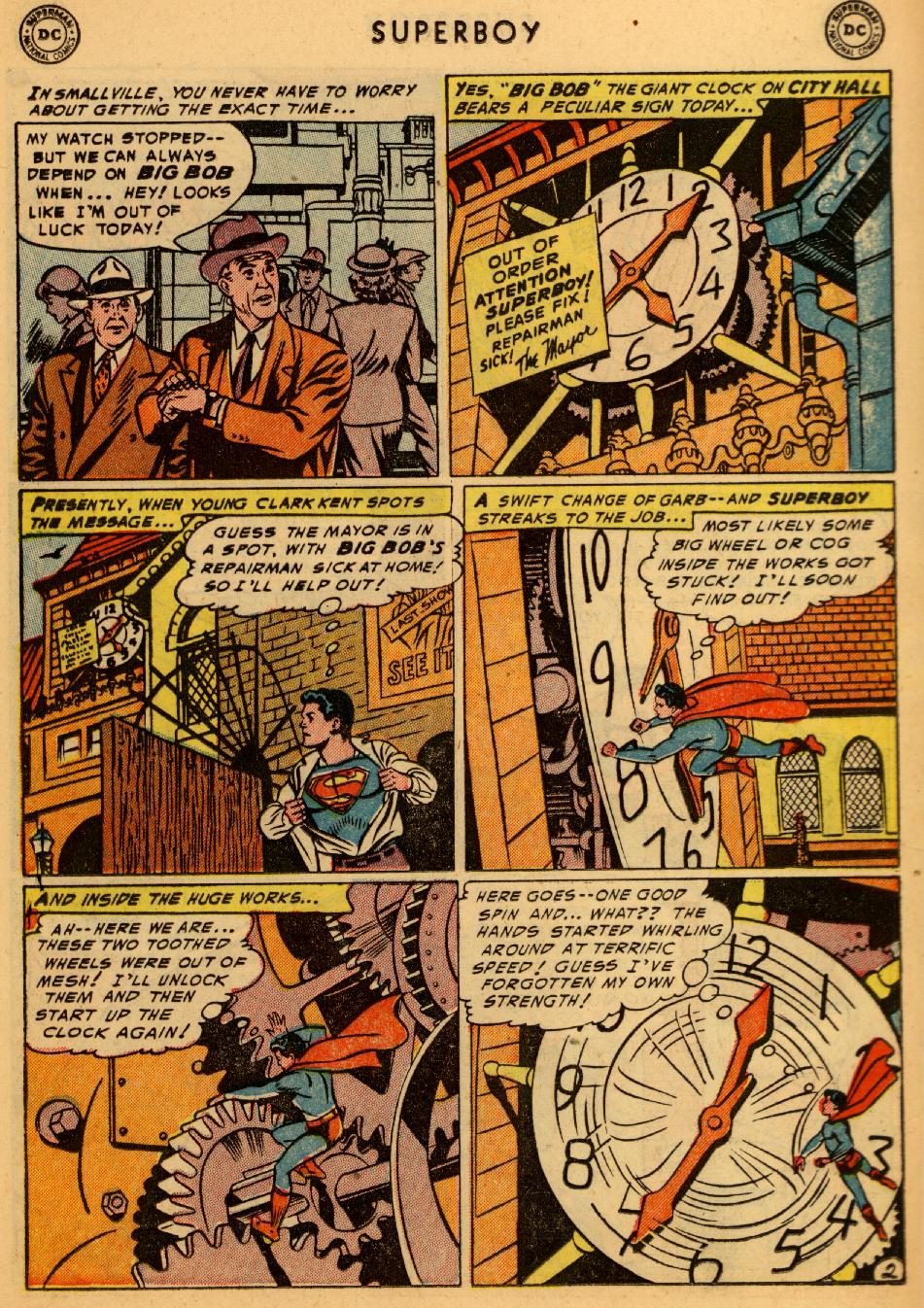 Read online Superboy (1949) comic -  Issue #32 - 14