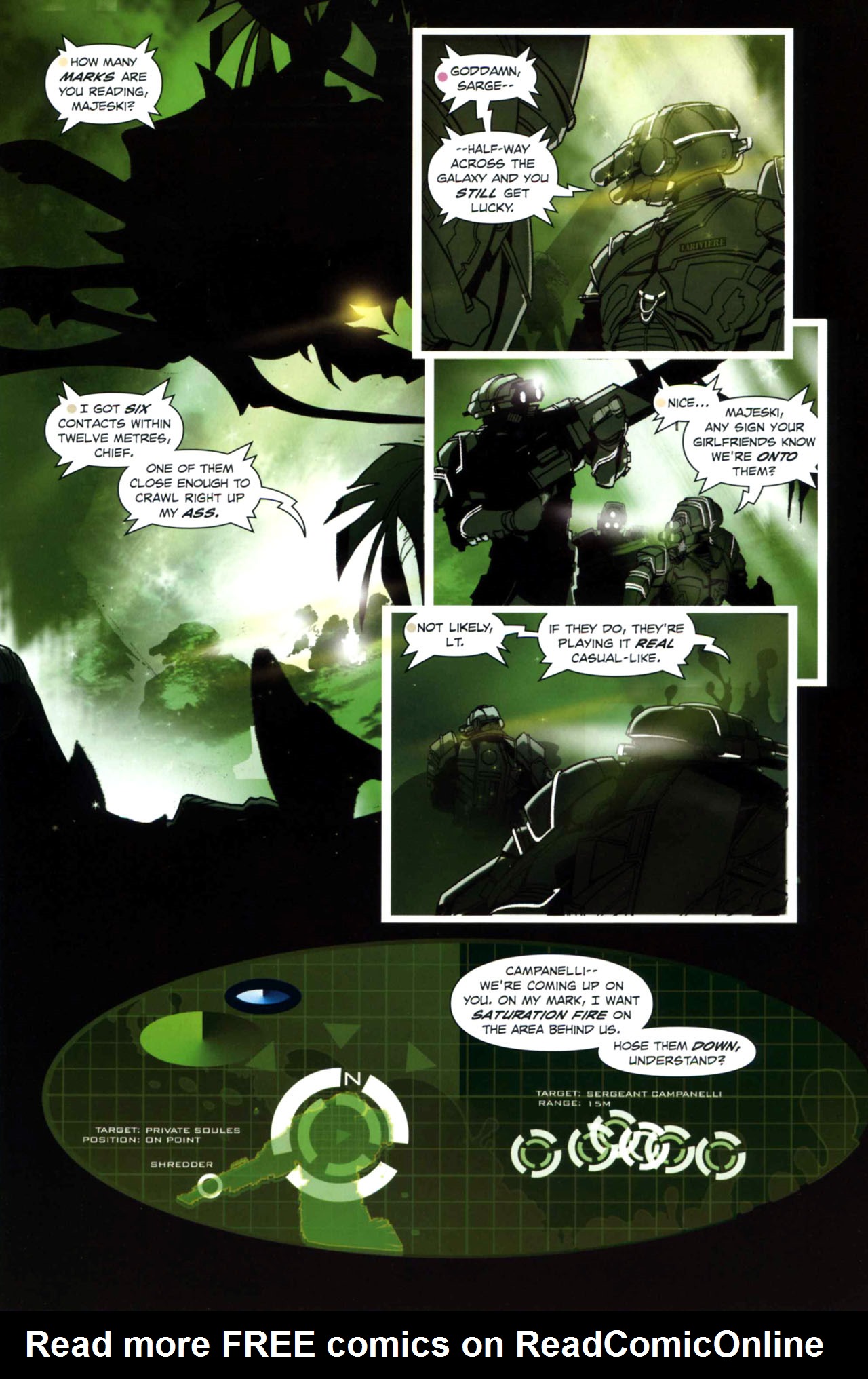 Read online Starship Troopers (2007) comic -  Issue #5 - 16