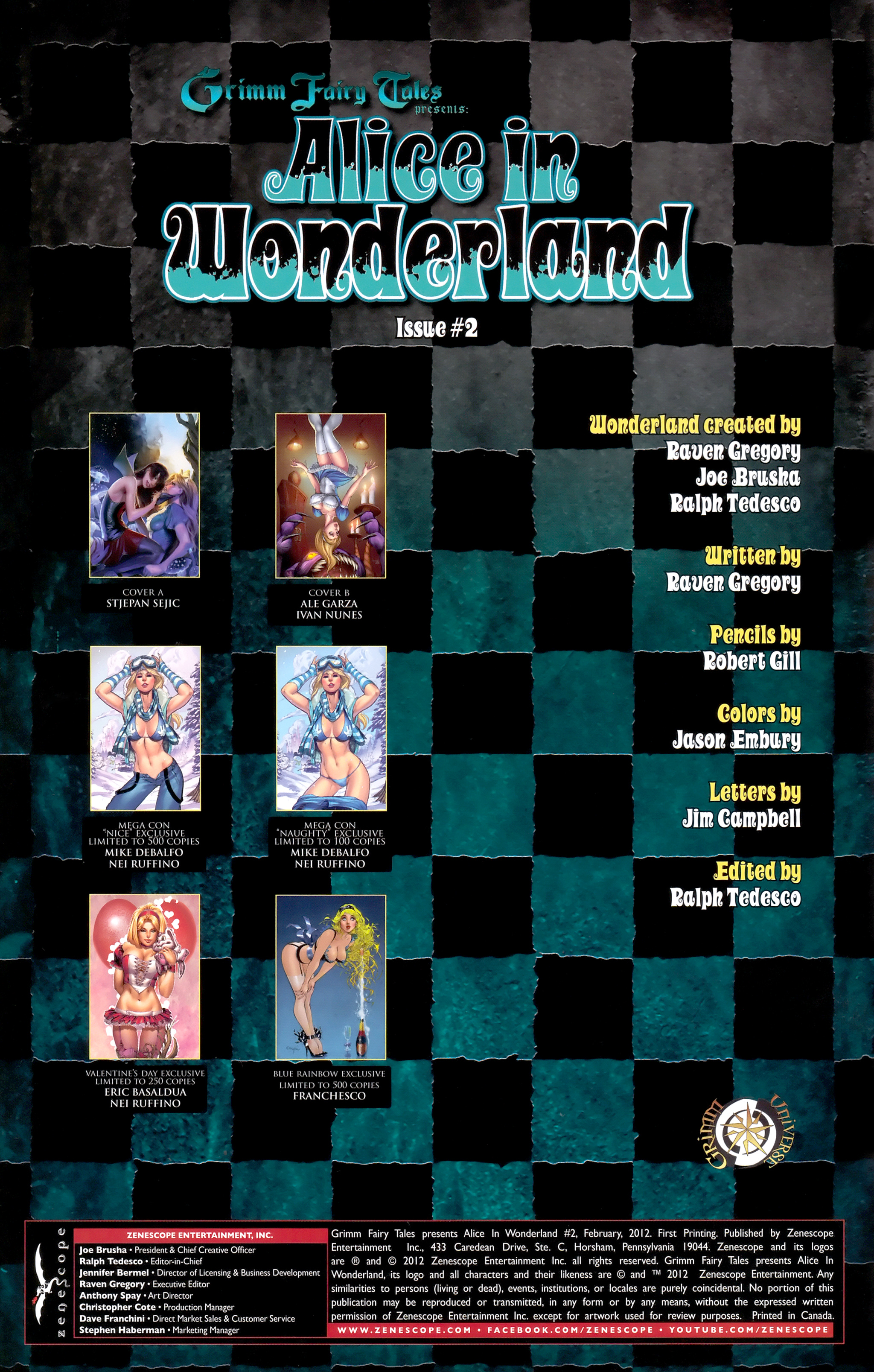 Read online Grimm Fairy Tales presents Alice in Wonderland comic -  Issue #2 - 2