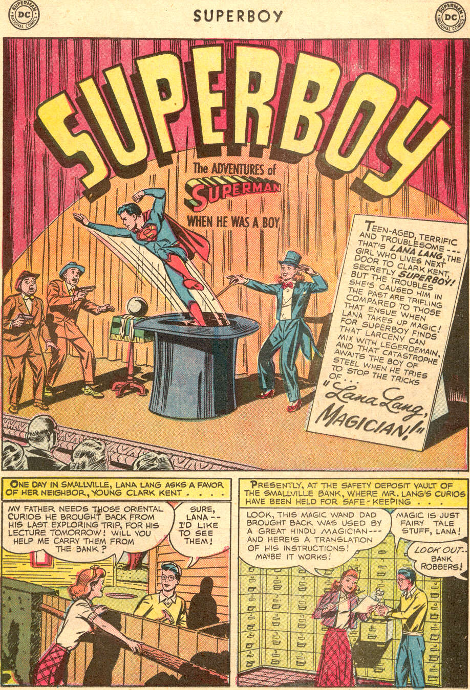 Read online Superboy (1949) comic -  Issue #21 - 12