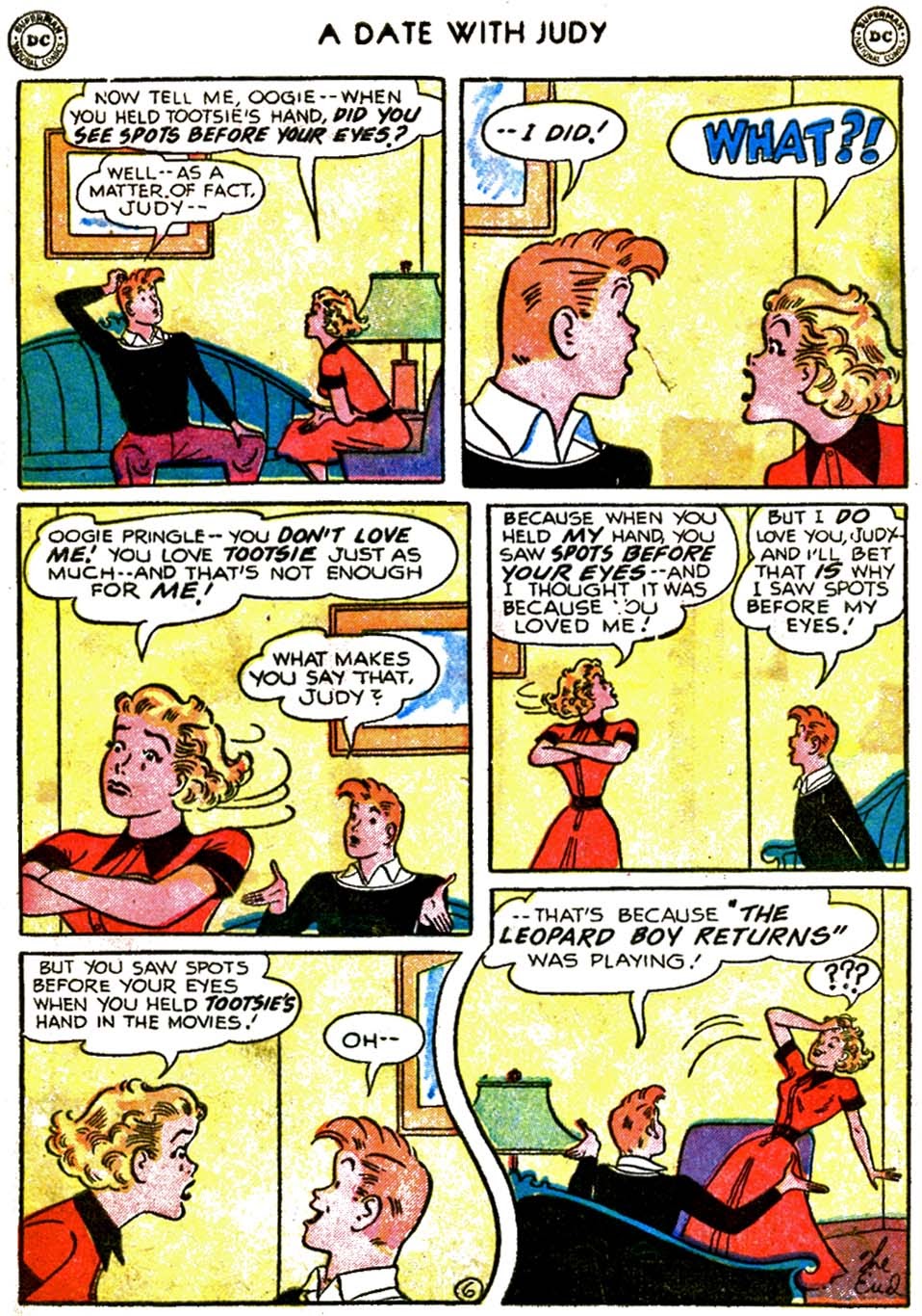 Read online A Date with Judy comic -  Issue #26 - 40
