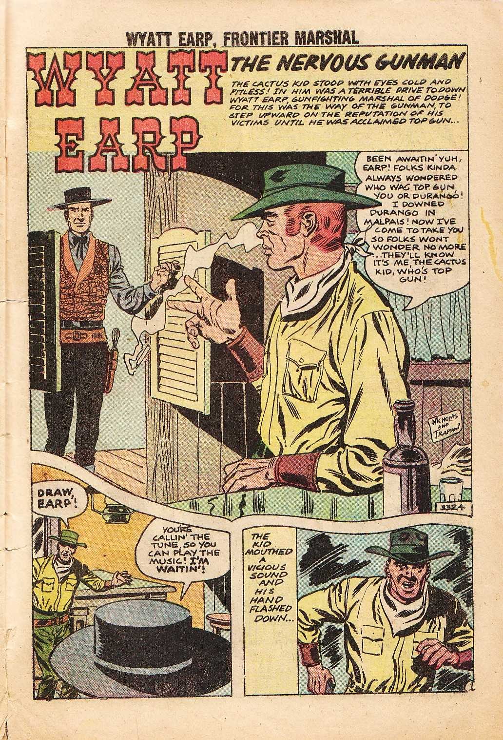 Read online Wyatt Earp Frontier Marshal comic -  Issue #23 - 27