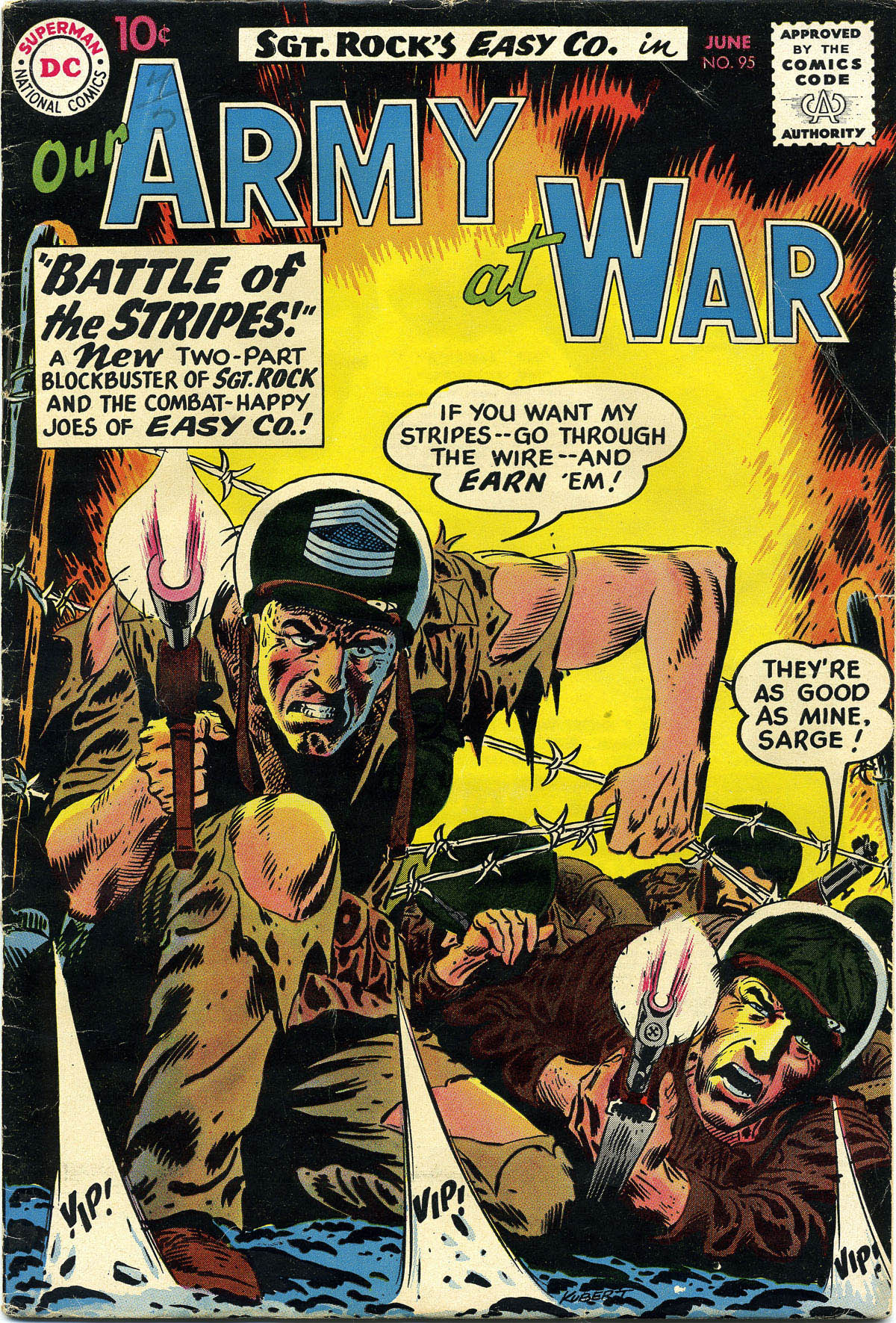 Read online Our Army at War (1952) comic -  Issue #95 - 1