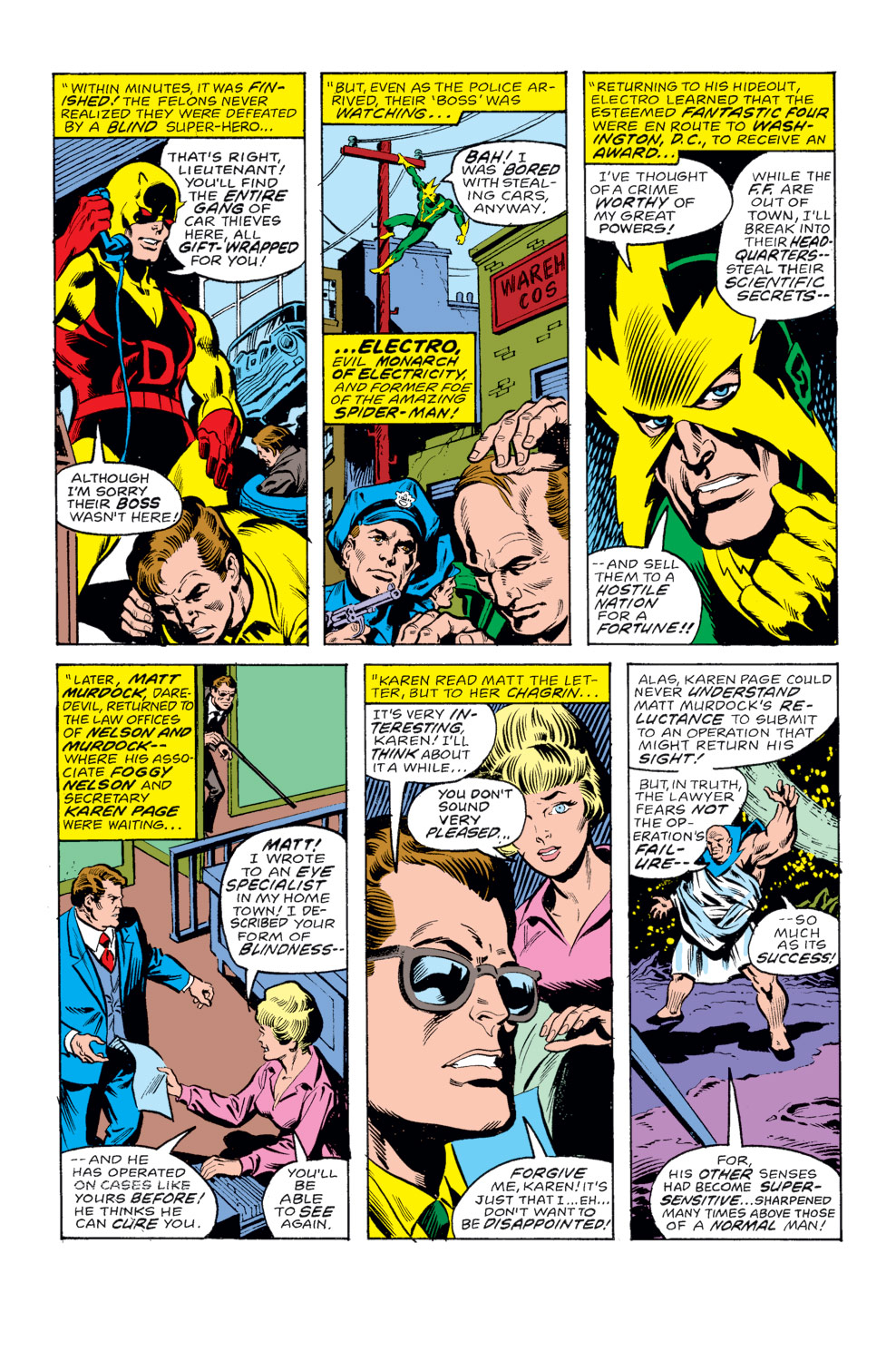 Read online What If? (1977) comic -  Issue #8 - The world knew that Daredevil is blind - 3
