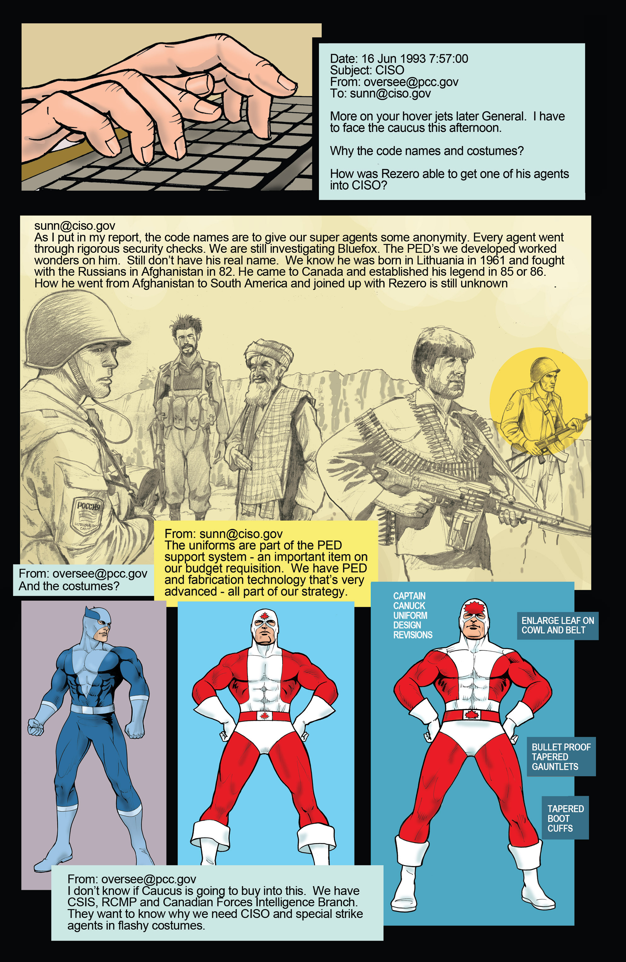 Read online Chapterhouse Archives: Captain Canuck comic -  Issue #1 - 23