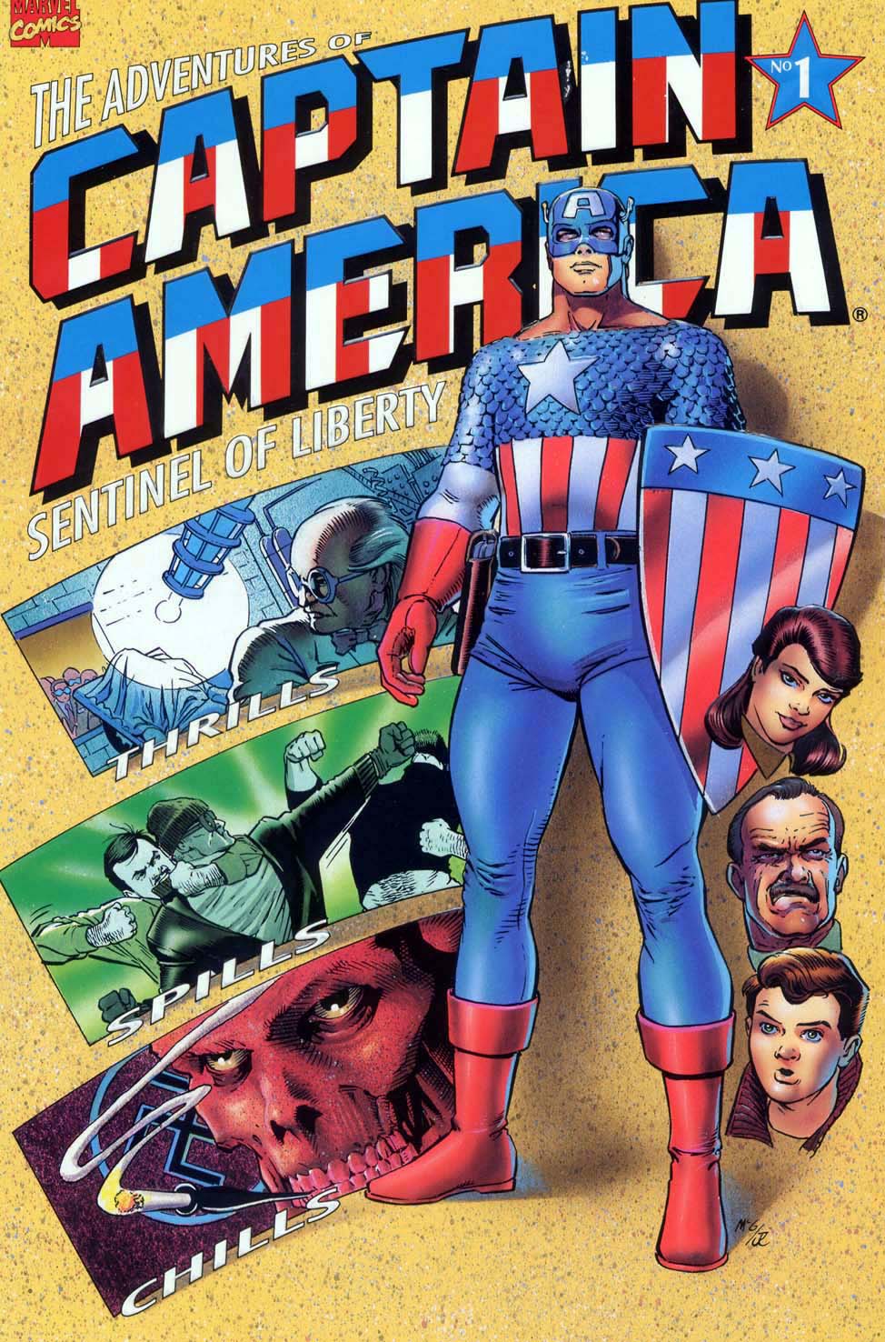 Read online Adventures Of Captain America comic -  Issue #1 - 1
